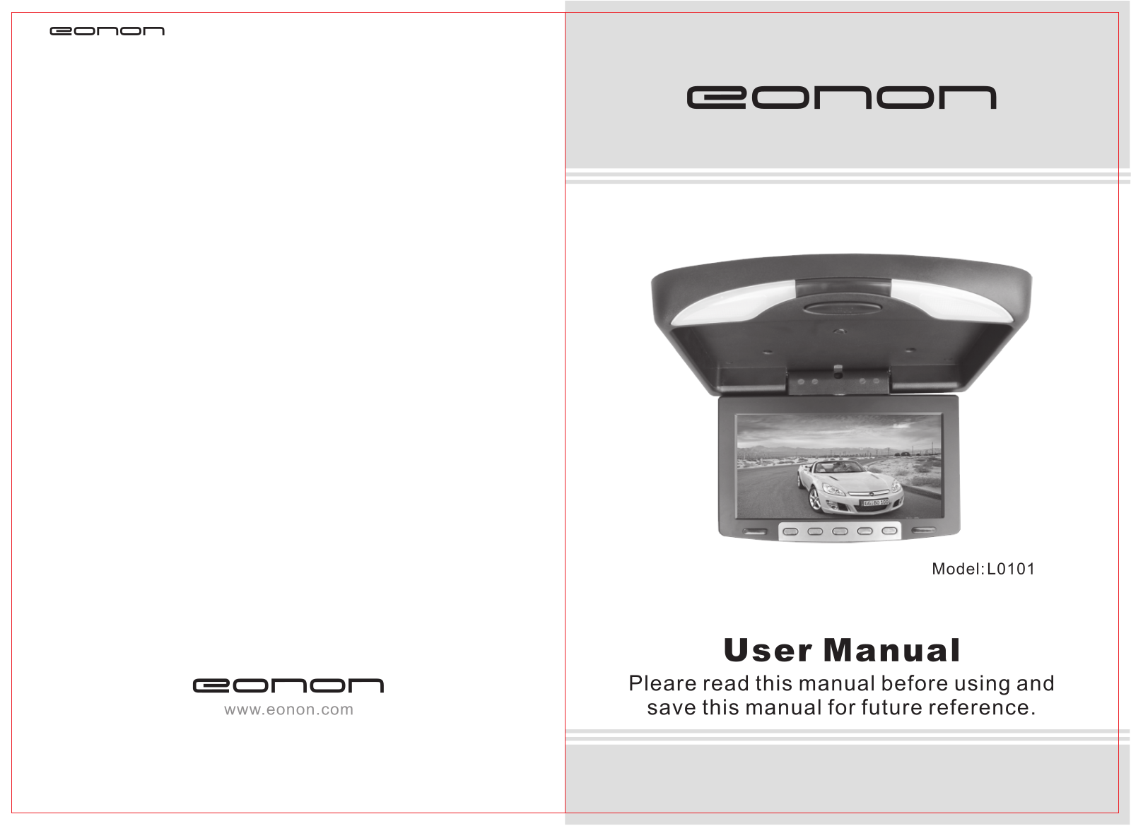 Eonon L0101 Instruction Manual