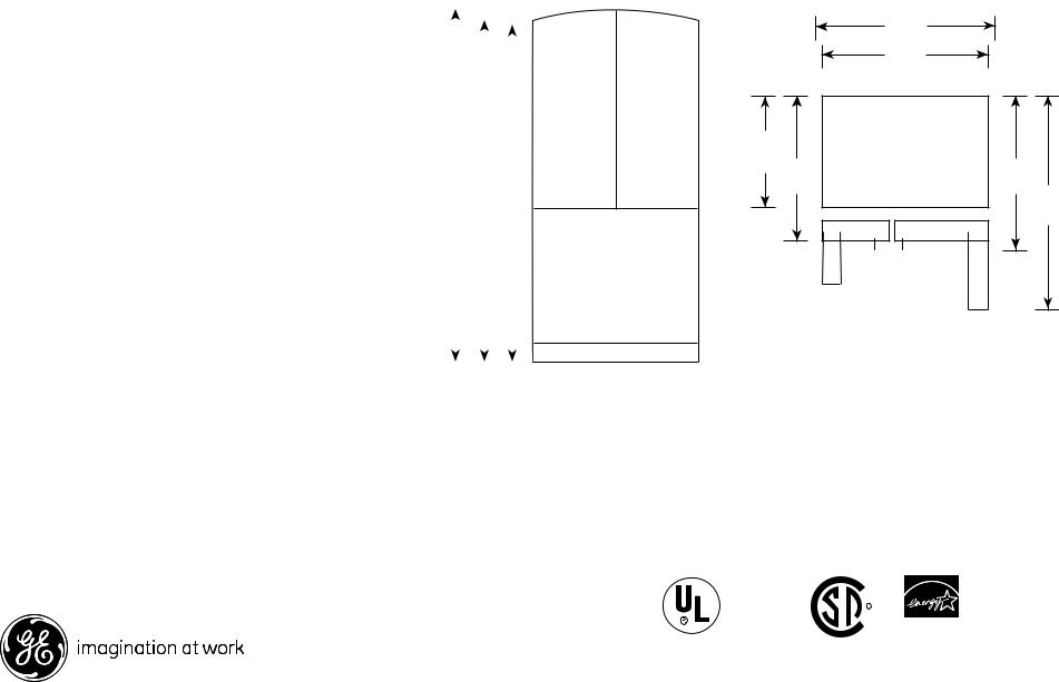 GE GNE26GMDES Specification Sheet