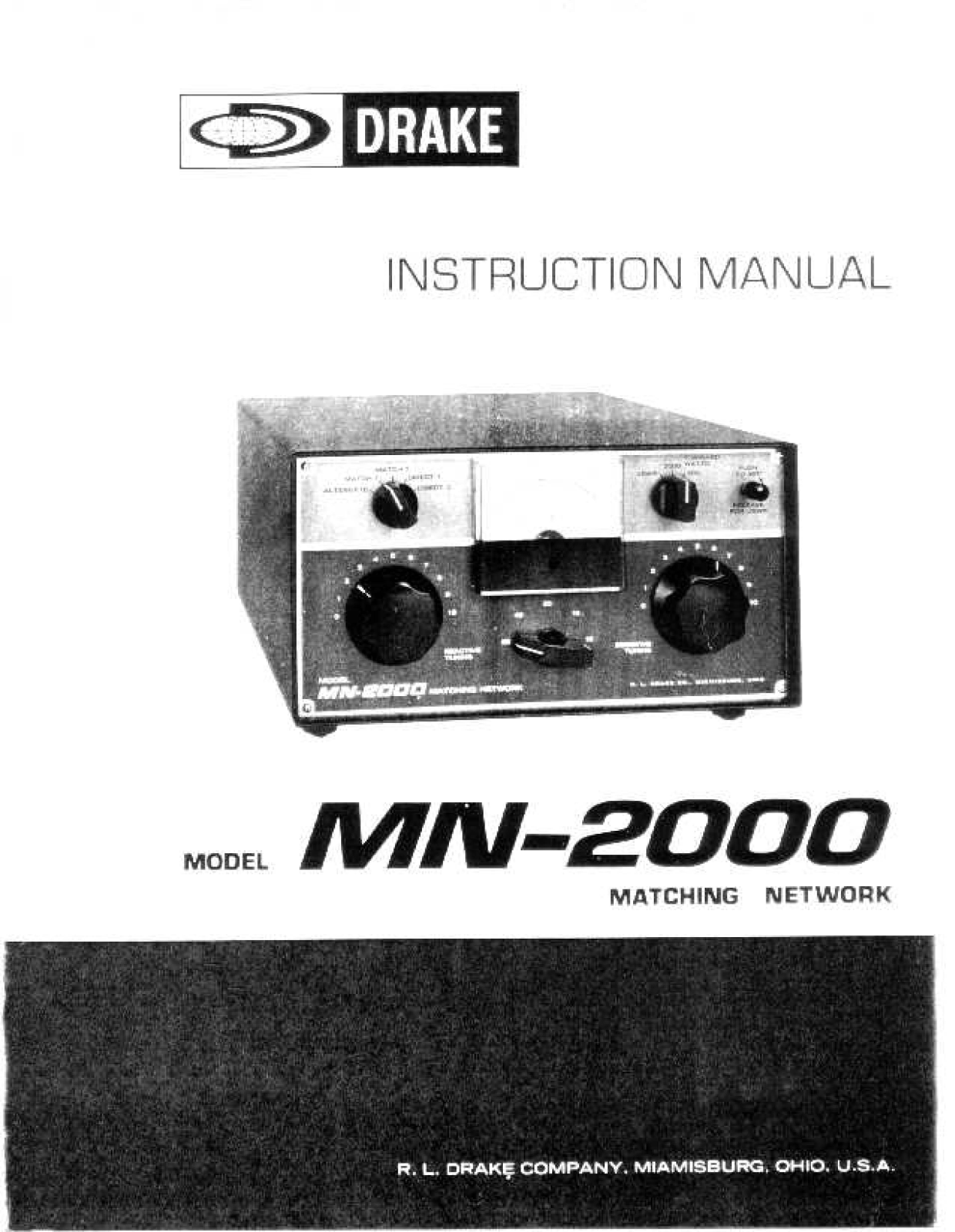 Drake MN-2000 Service Manual