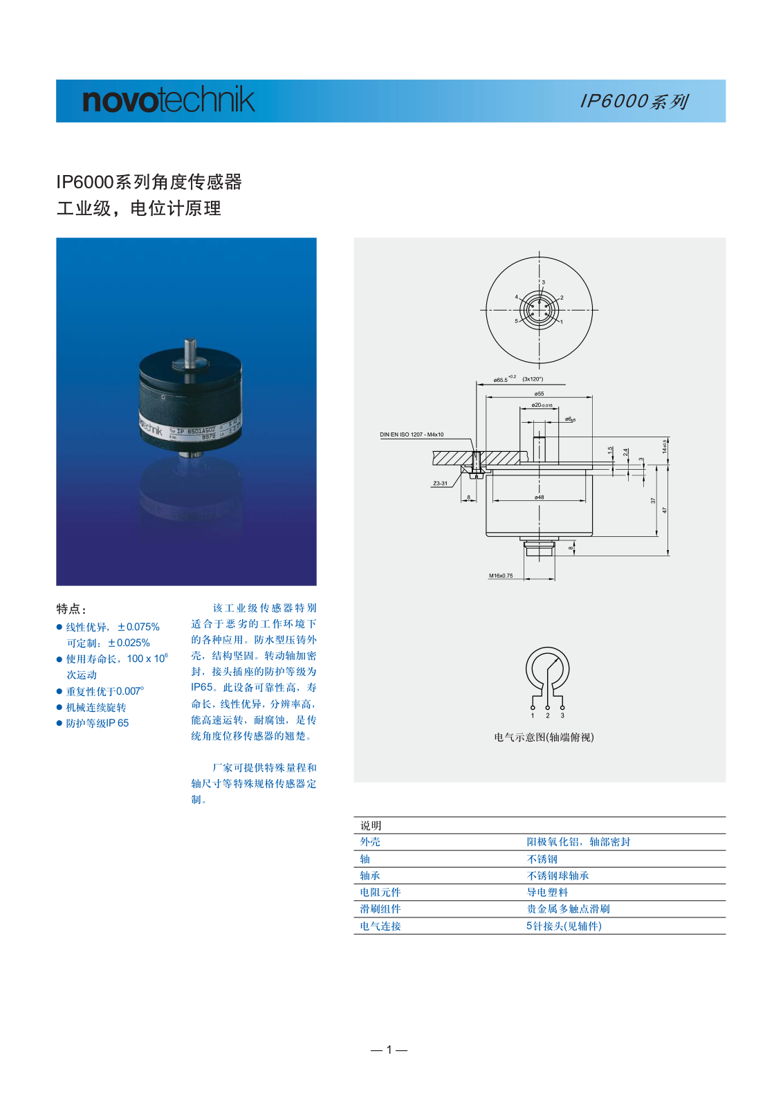 novotechnik IP6000 User Manual