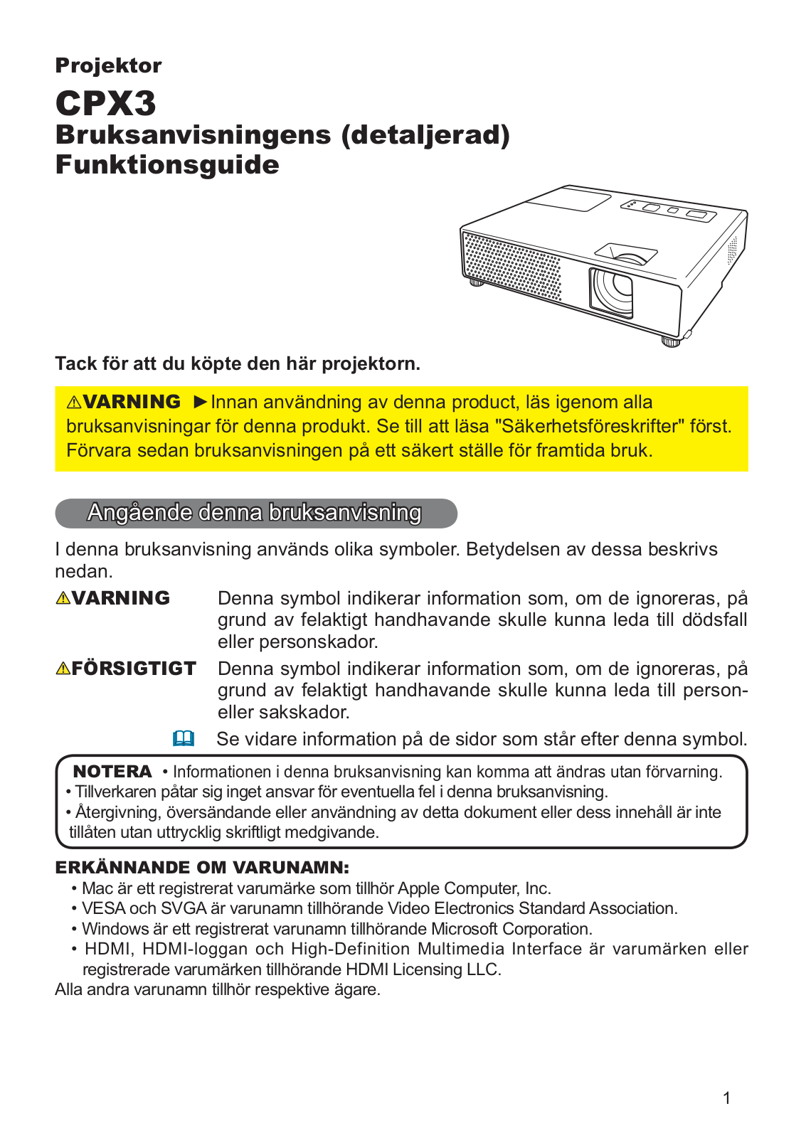 Hitachi CP-X3WF User Manual