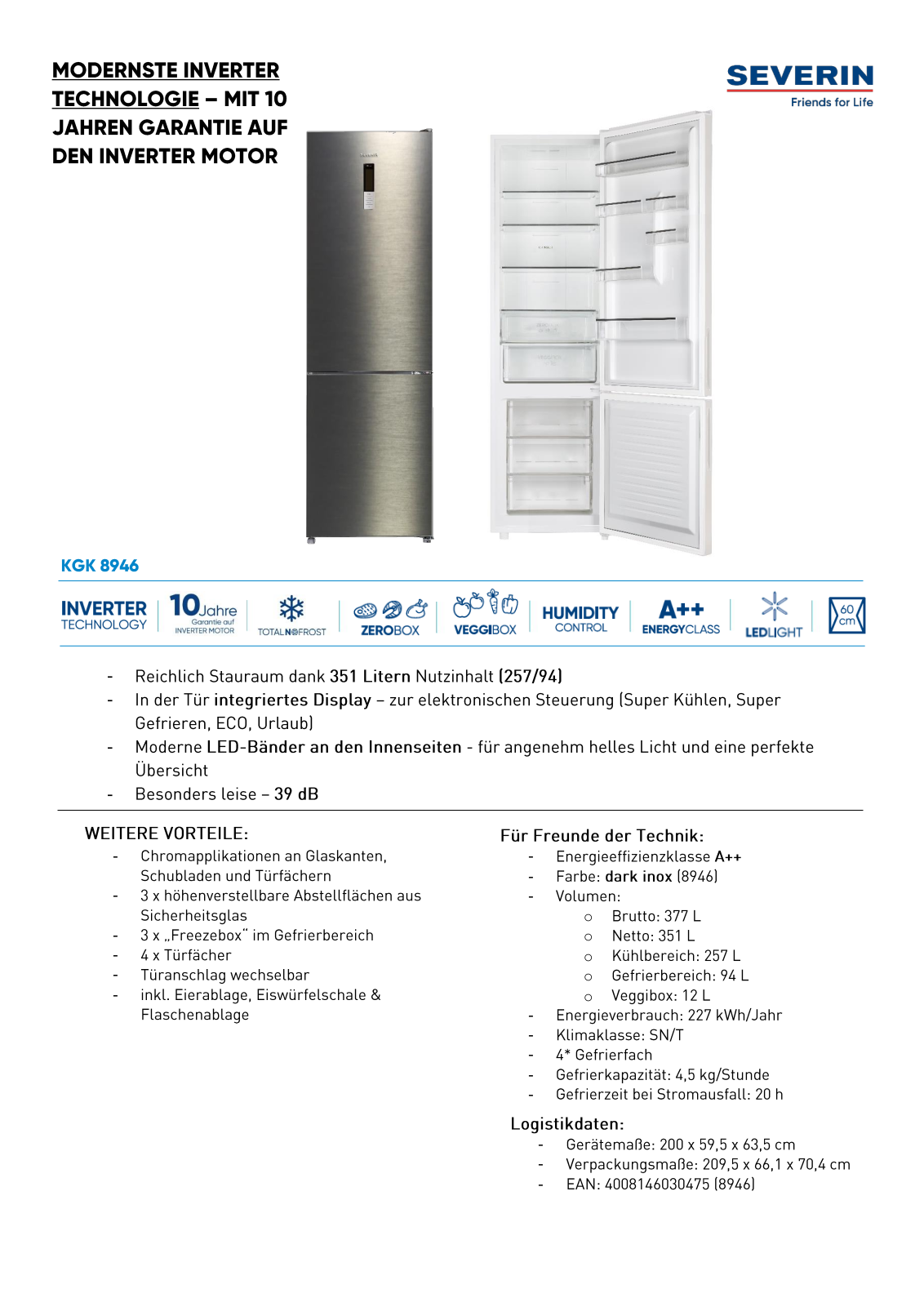 Severin KGK 8946 User Manual