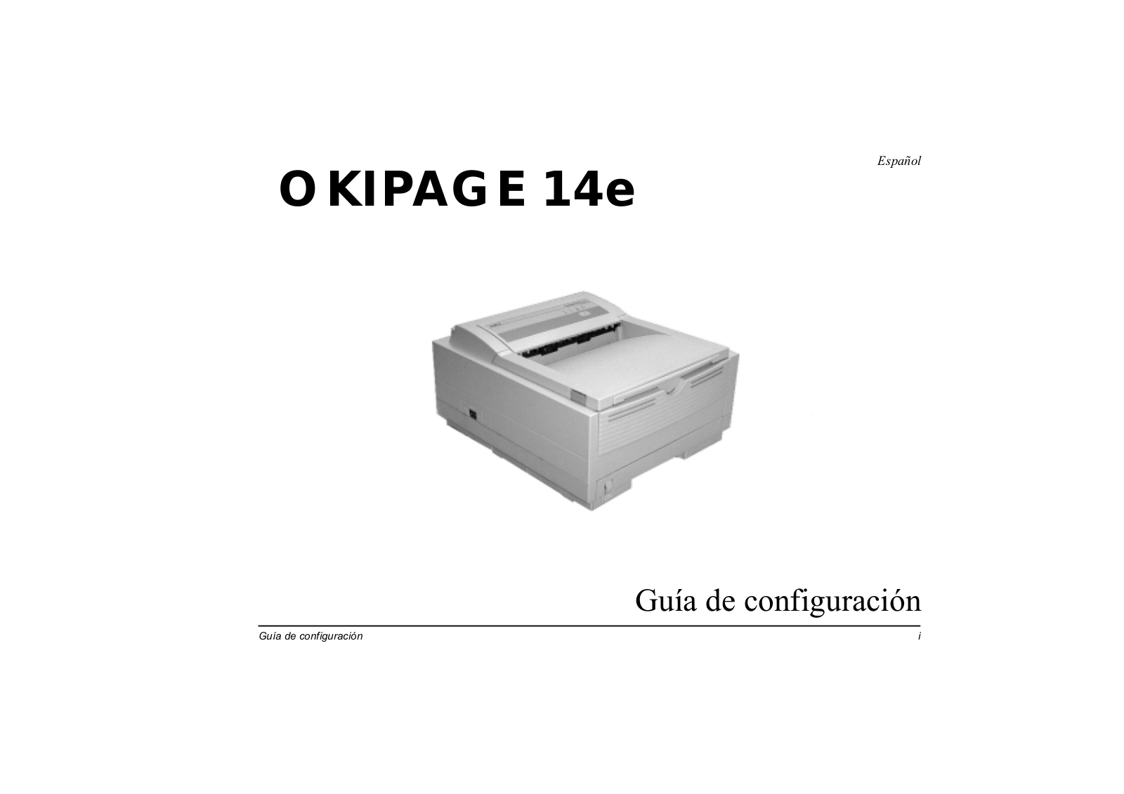 OKI OKIPAGE 14e Setup Guide