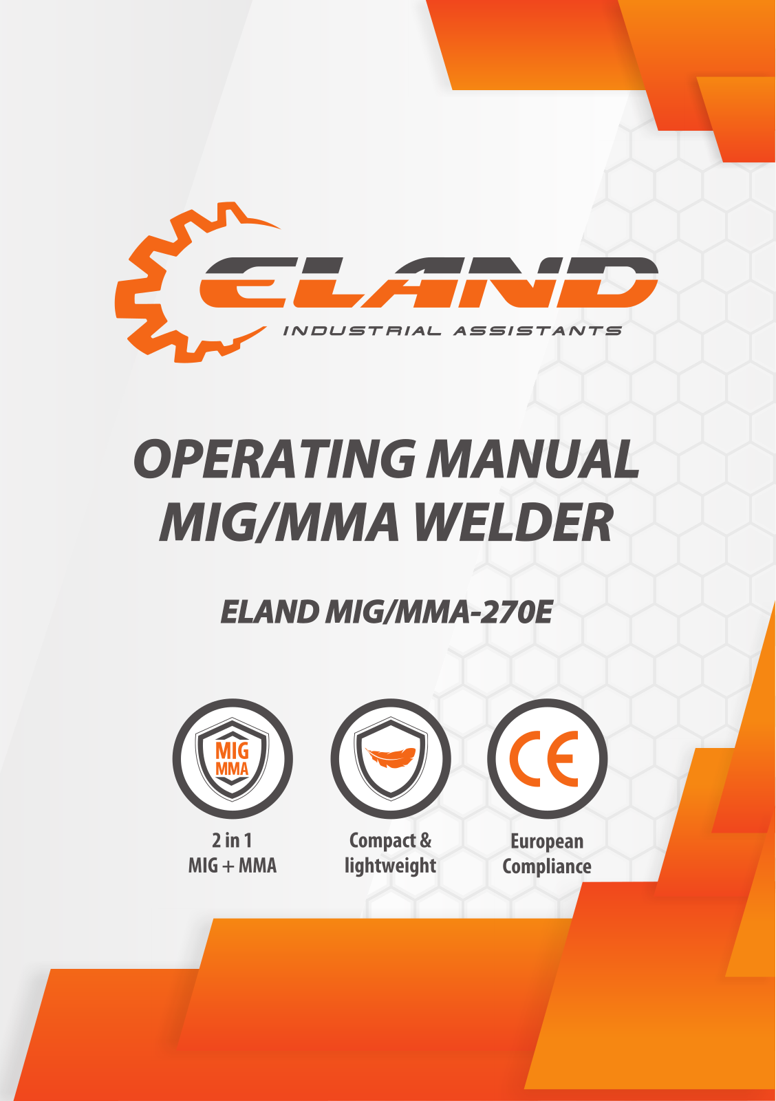 ELAND MIG-270E, MMA-270E User Manual