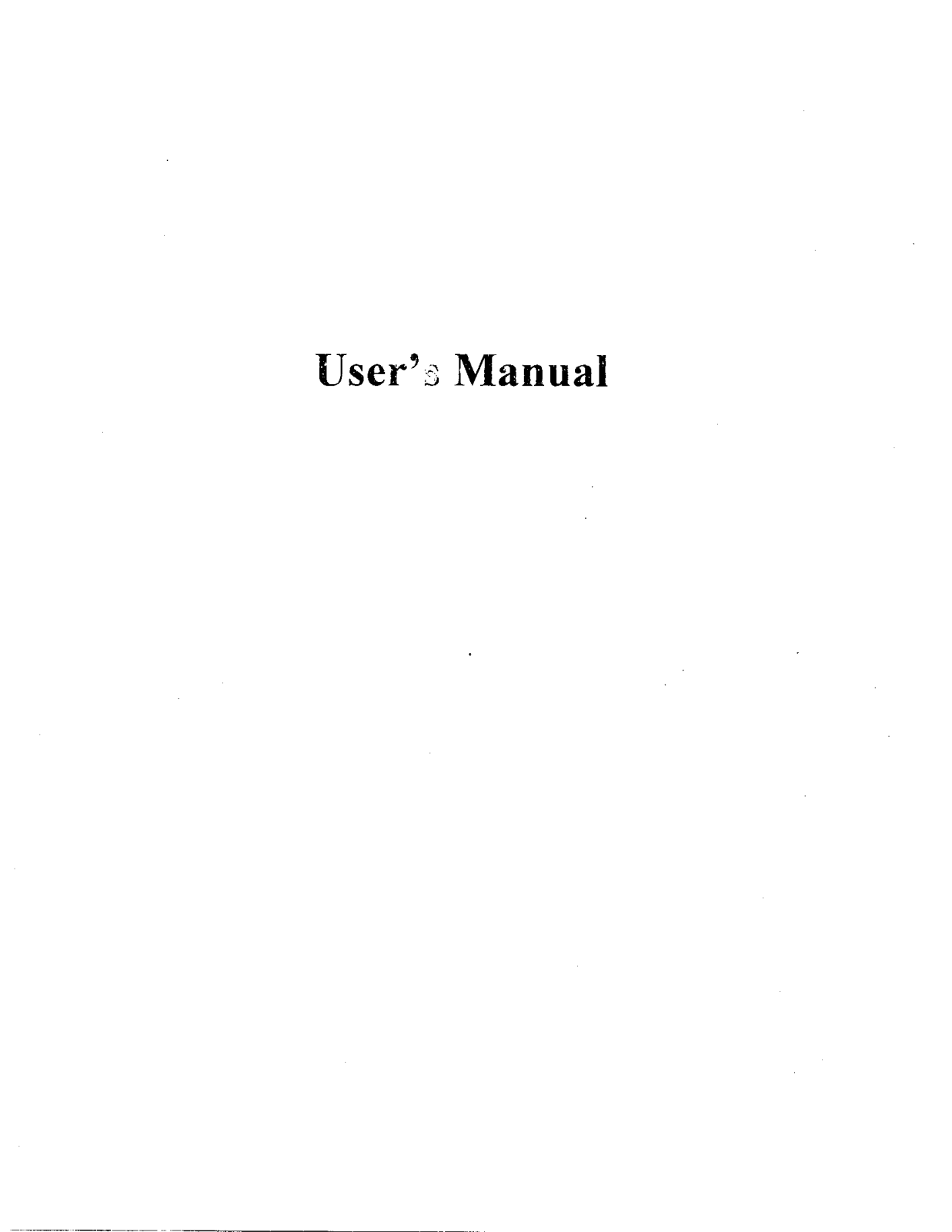 Fulltek Technology FULLINK2000 User Manual