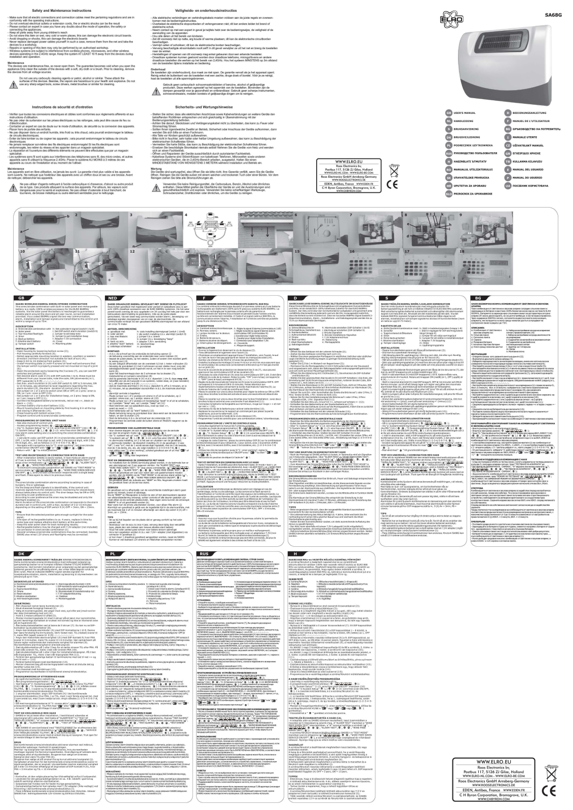 Smartwares SA68G User guide