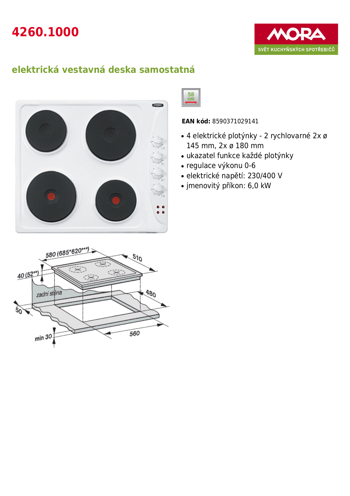 Mora VD 4260.1000 User Manual