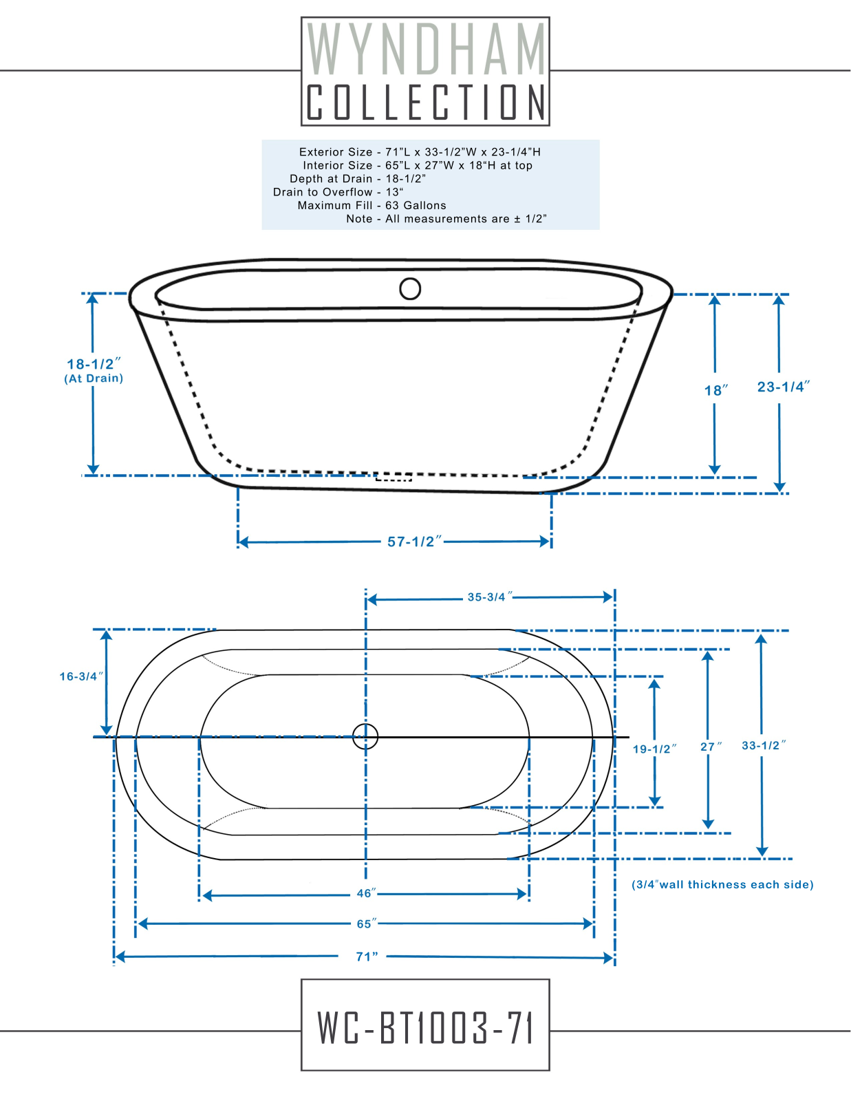 Wyndham Collection WCOBT100371 User Manual