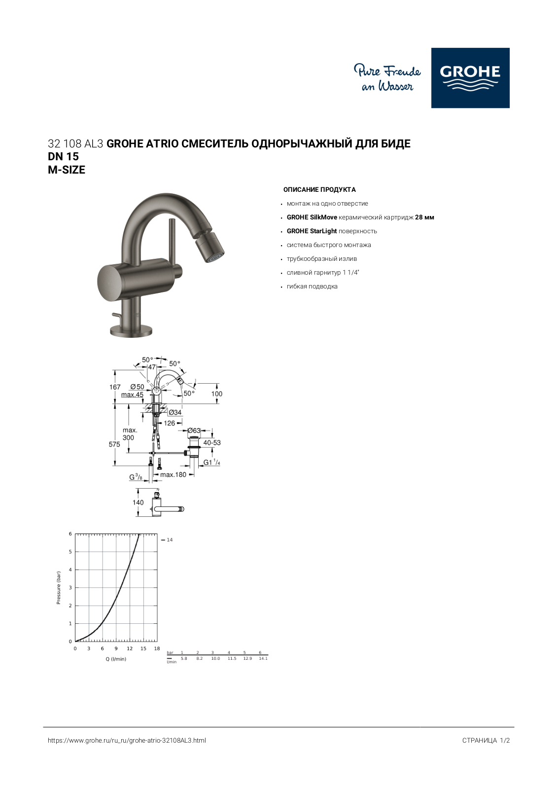 Grohe 32108AL3 User guide