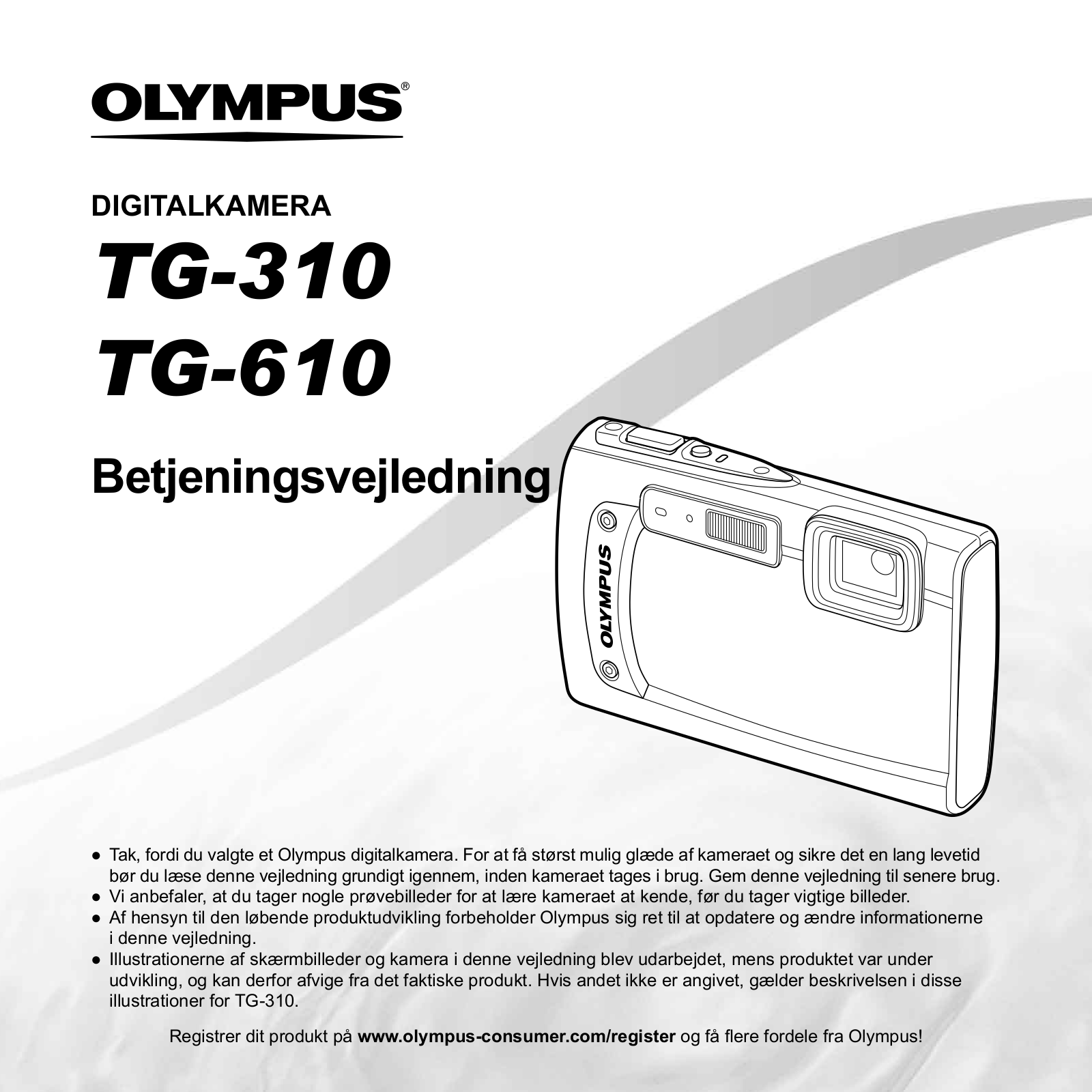 OLYMPUS TG-310 User Manual