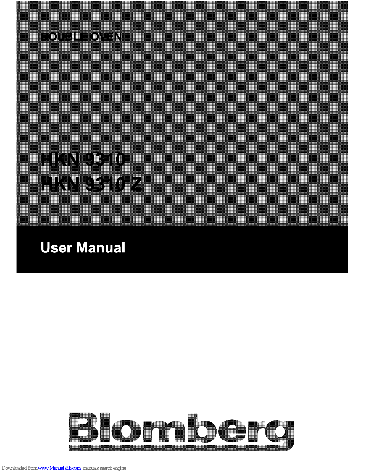 Blomberg HKN 9310 User Manual