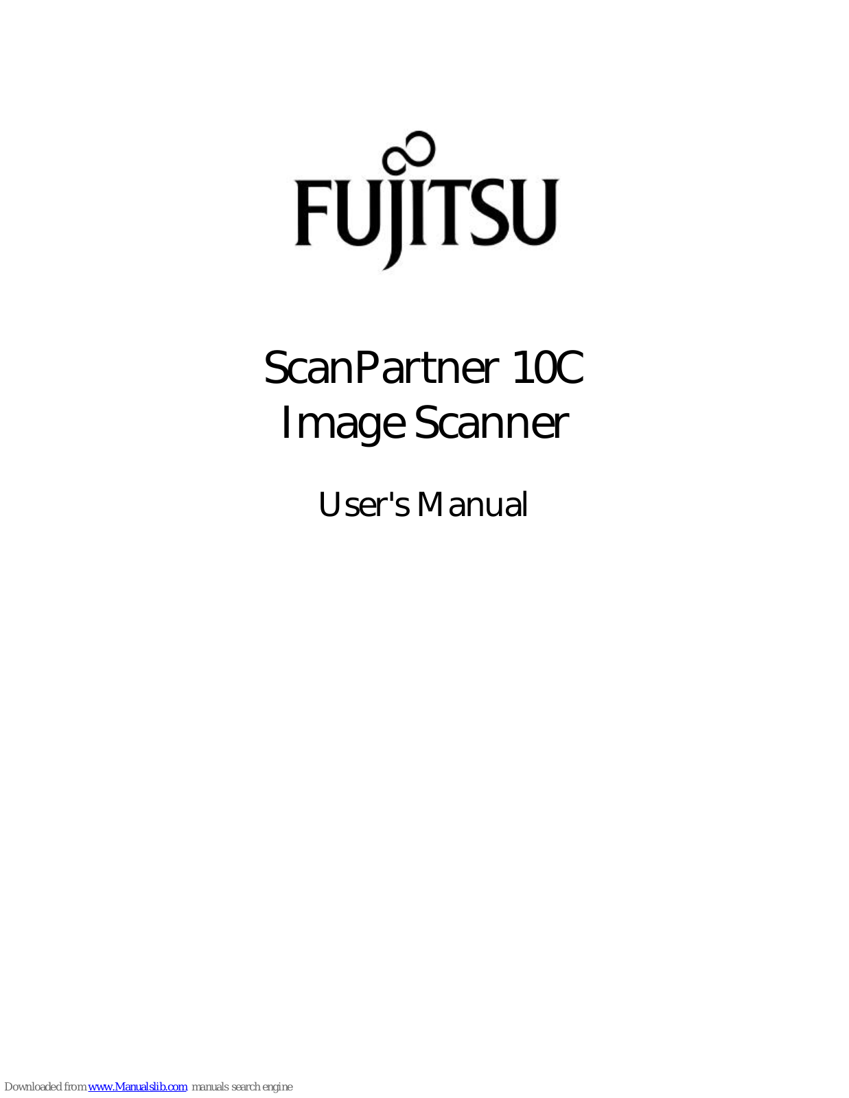Fujitsu ScanParter 10C User Manual - ManualMachine.com