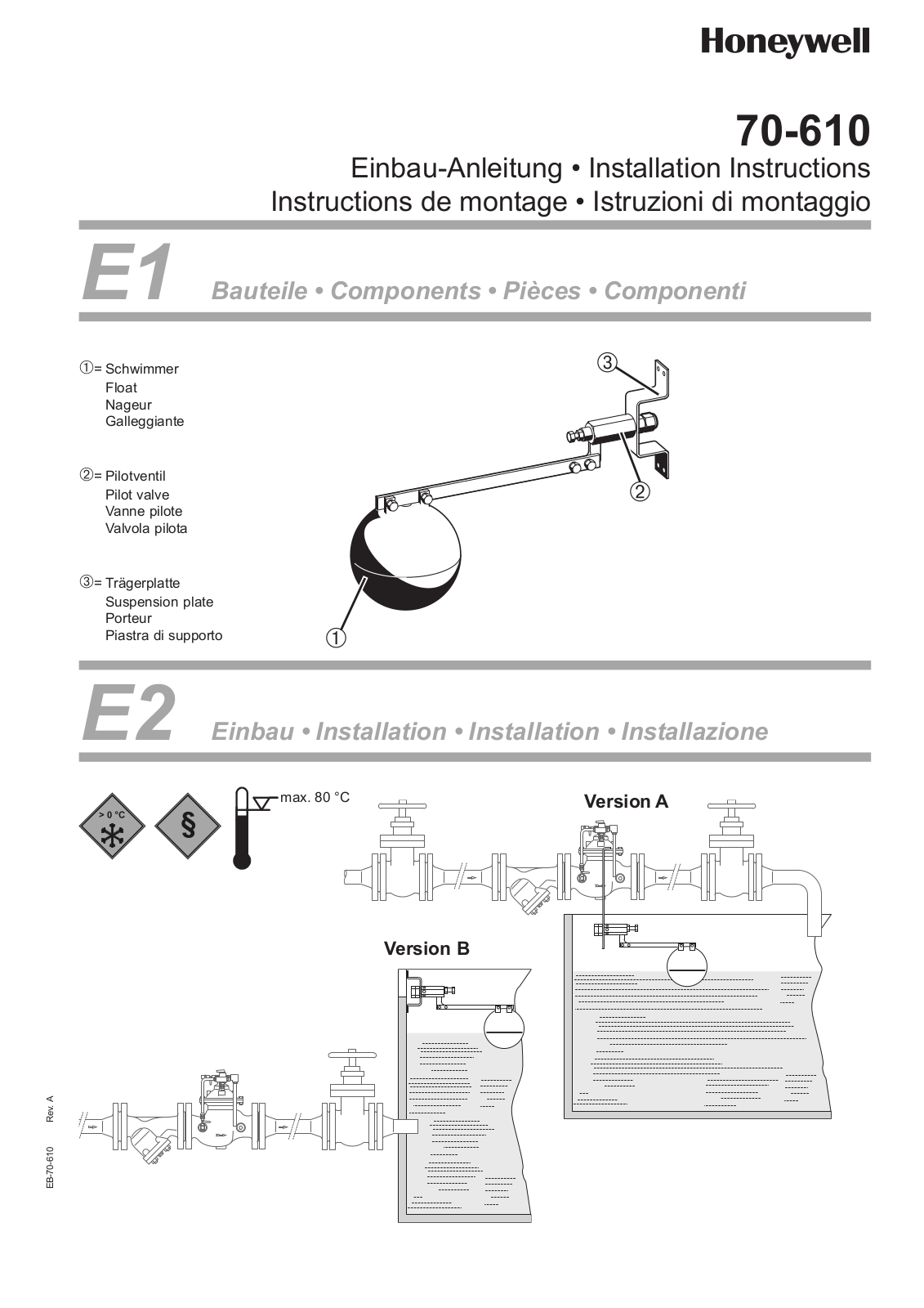 HONEYWELL 70-610 User Manual