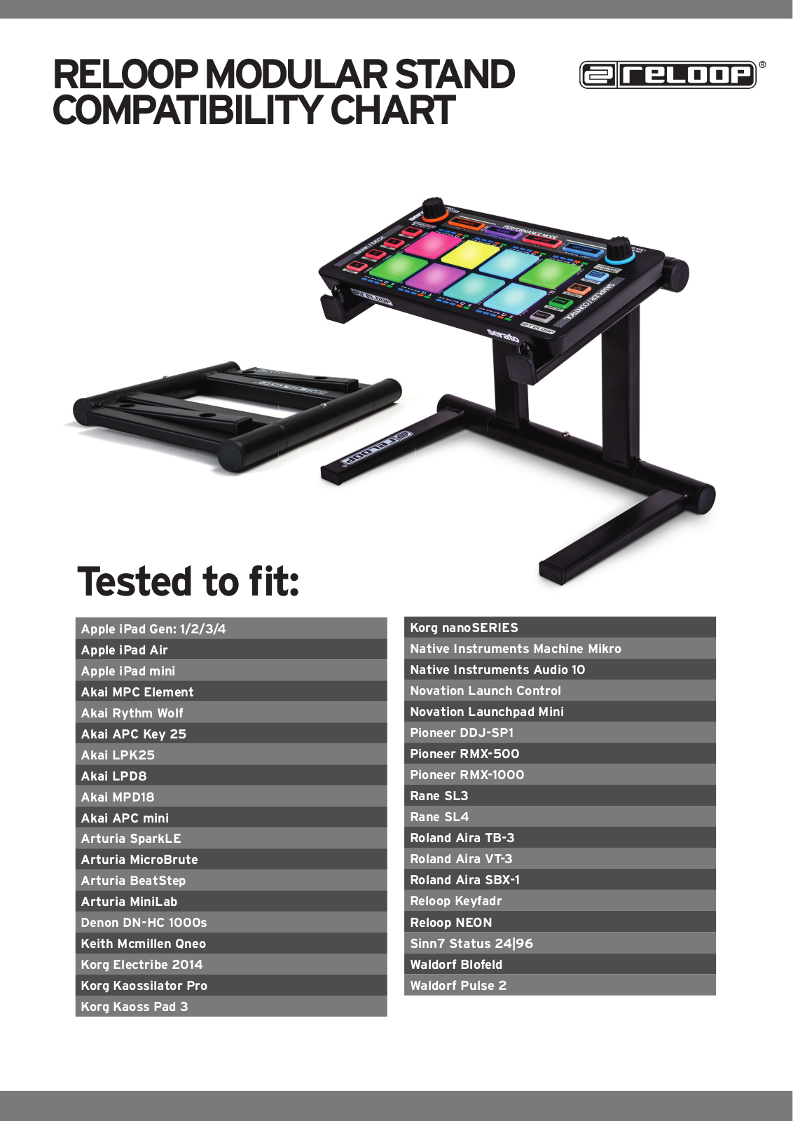 Reloop Modular Stand User Manual