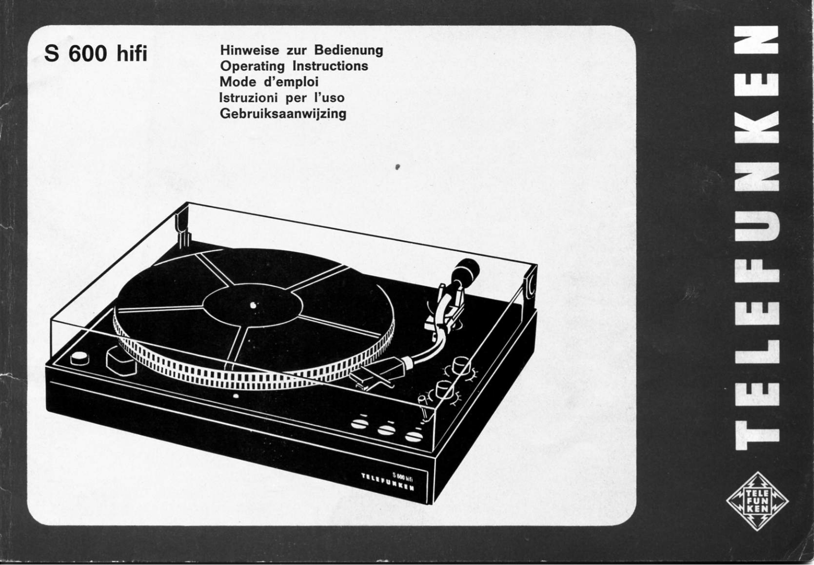 TELEFUNKEN S 600 HIFI User Manual