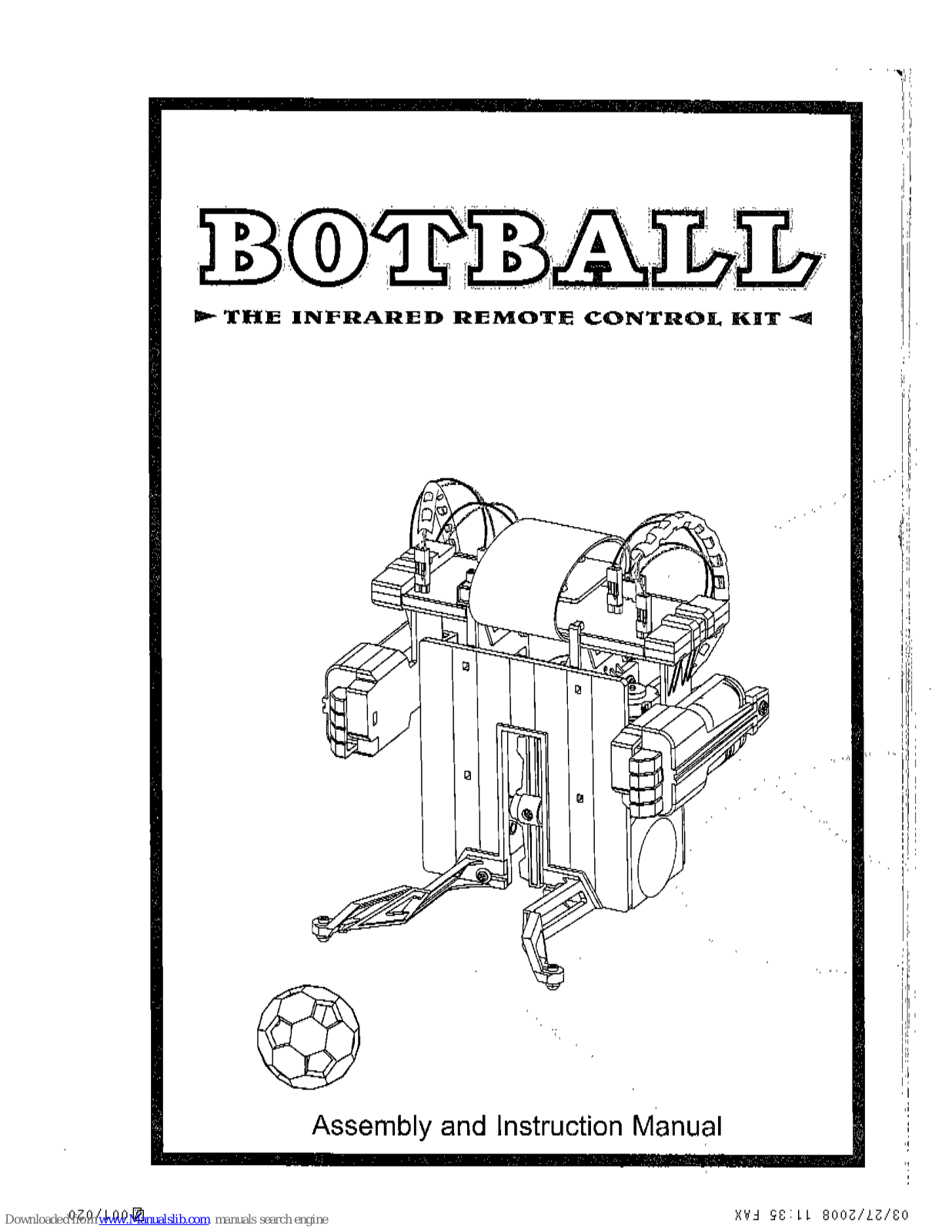 Elenco Electronics 21-533N, botball Assembly And Instruction Manual