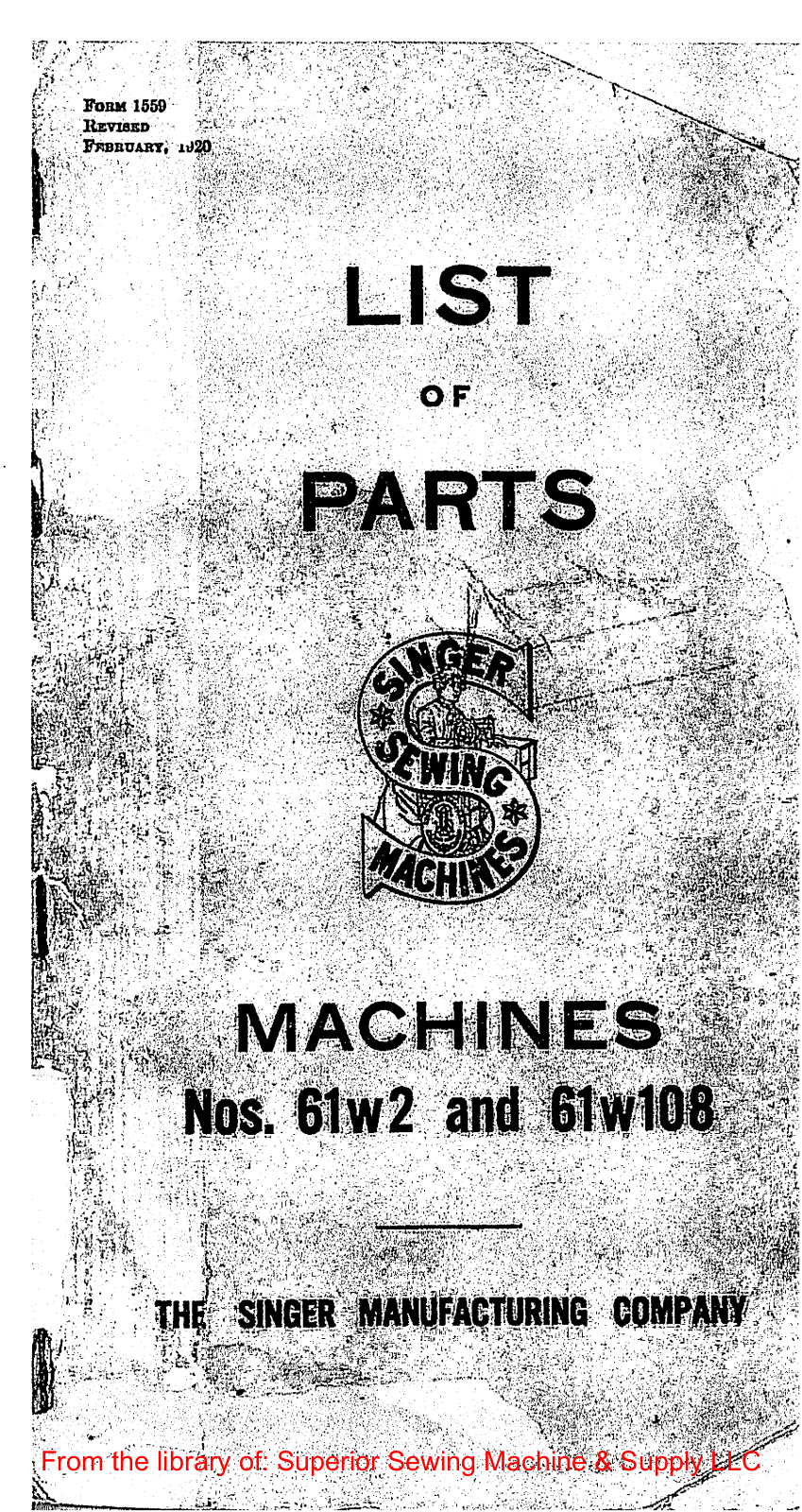Singer 61W2, 61W108 User Manual - ManualMachine.com