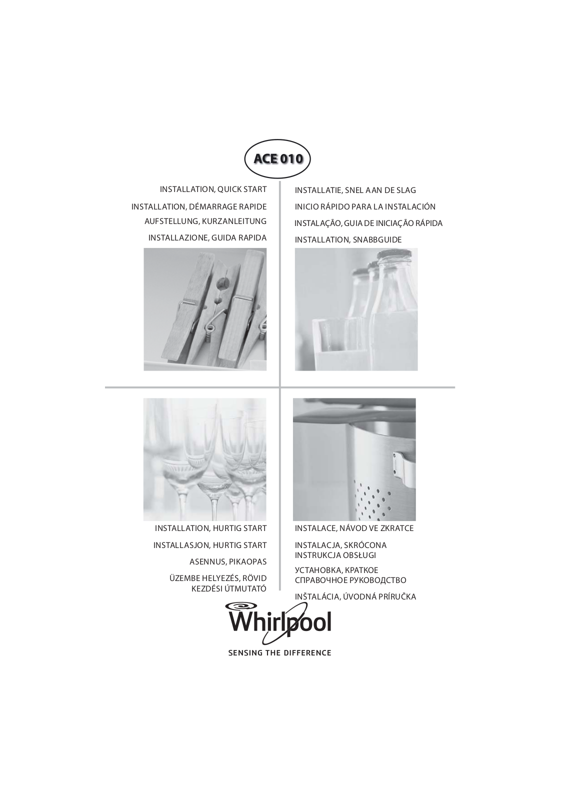 WHIRLPOOL ACE 010/IX User Manual