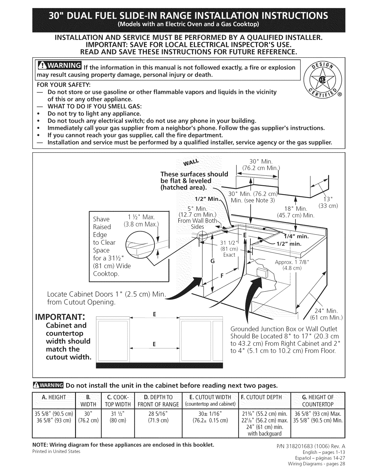 Kenmore Elite 79041032803, 79041039803 Installation Guide - ManualMachine.com