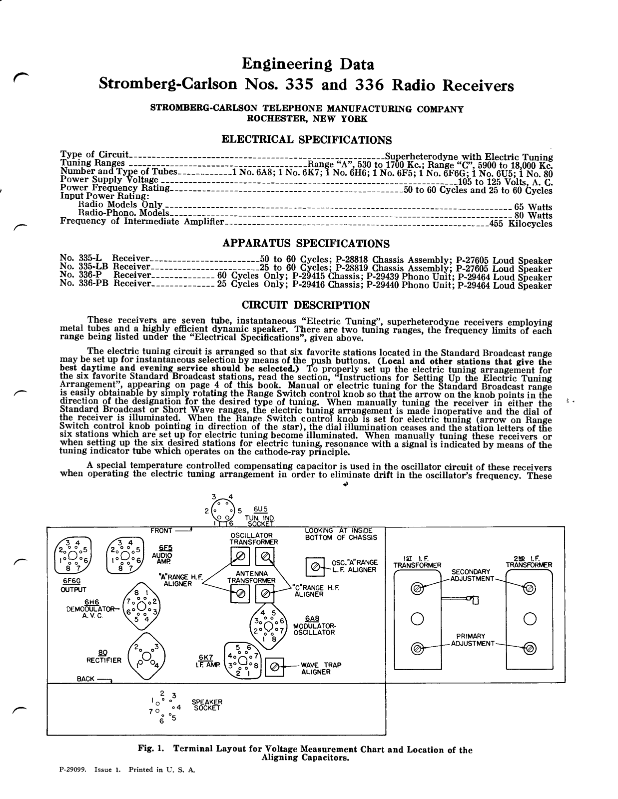 Stromberg Carlson 335 schematic