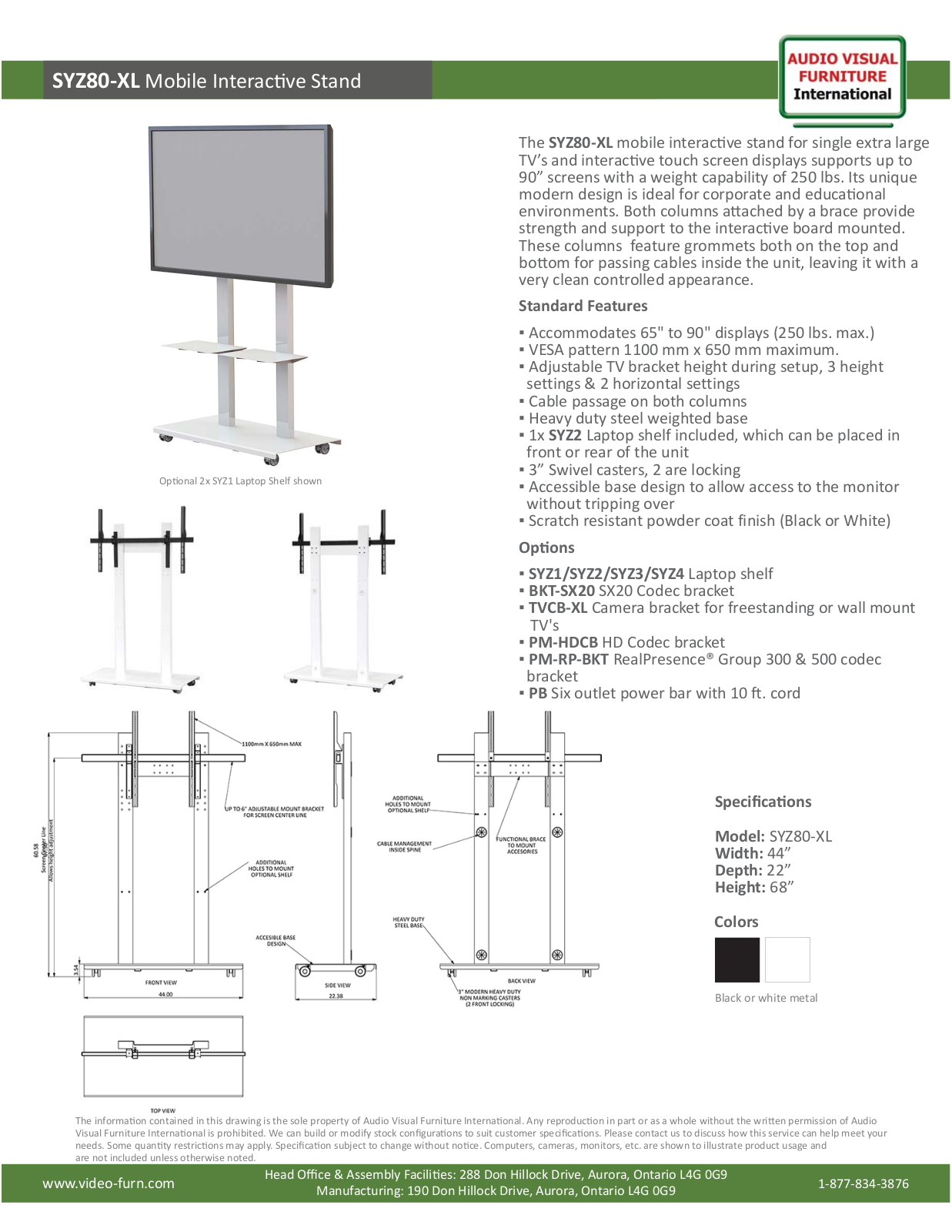 AVFI AVFY1032 Specifications - ManualMachine.com