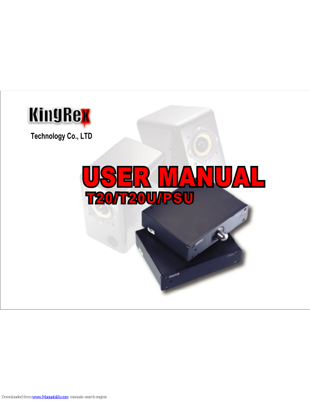 Kingrex T20, T20U, PSU User Manual