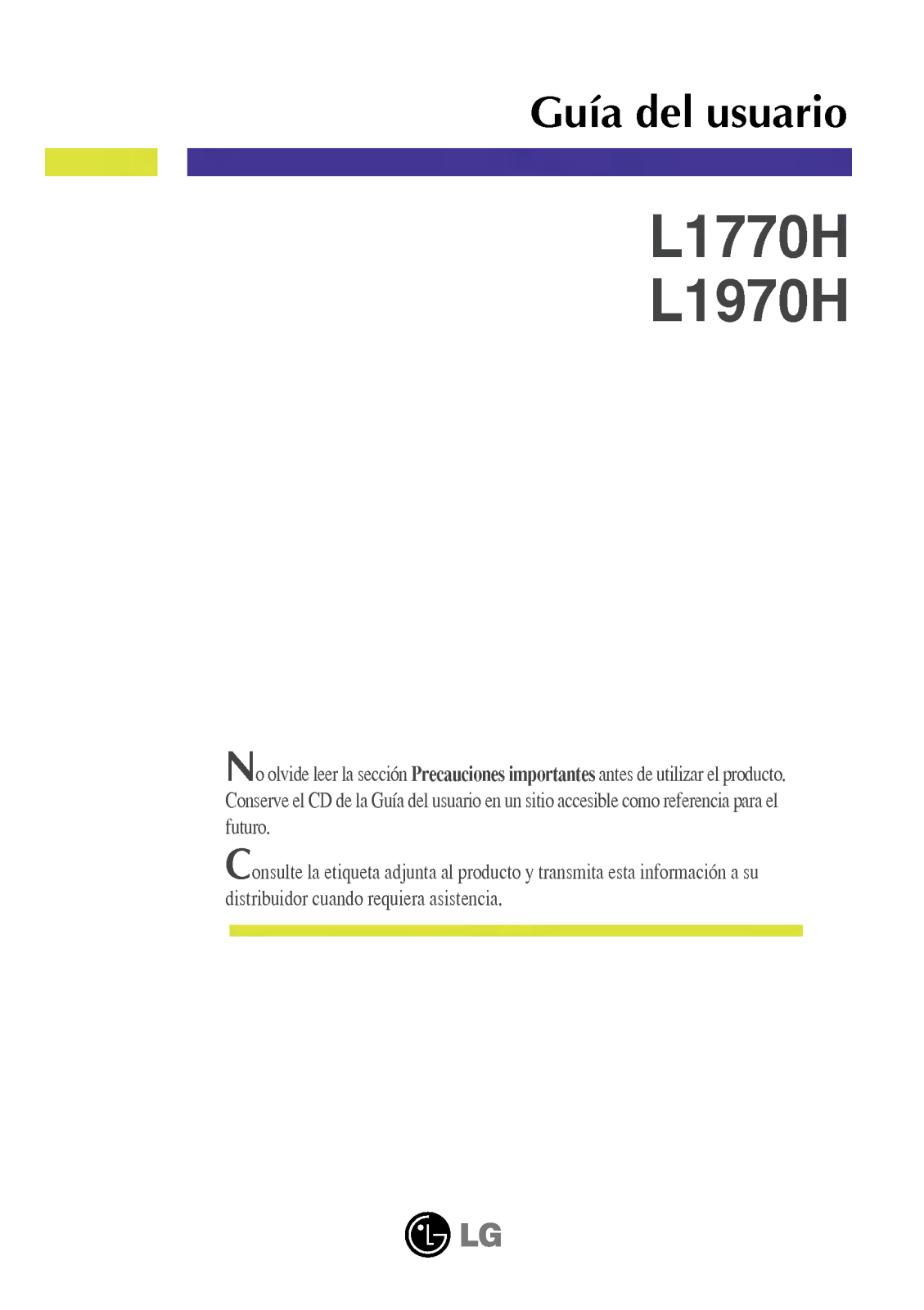 LG L1970H-BF User Manual
