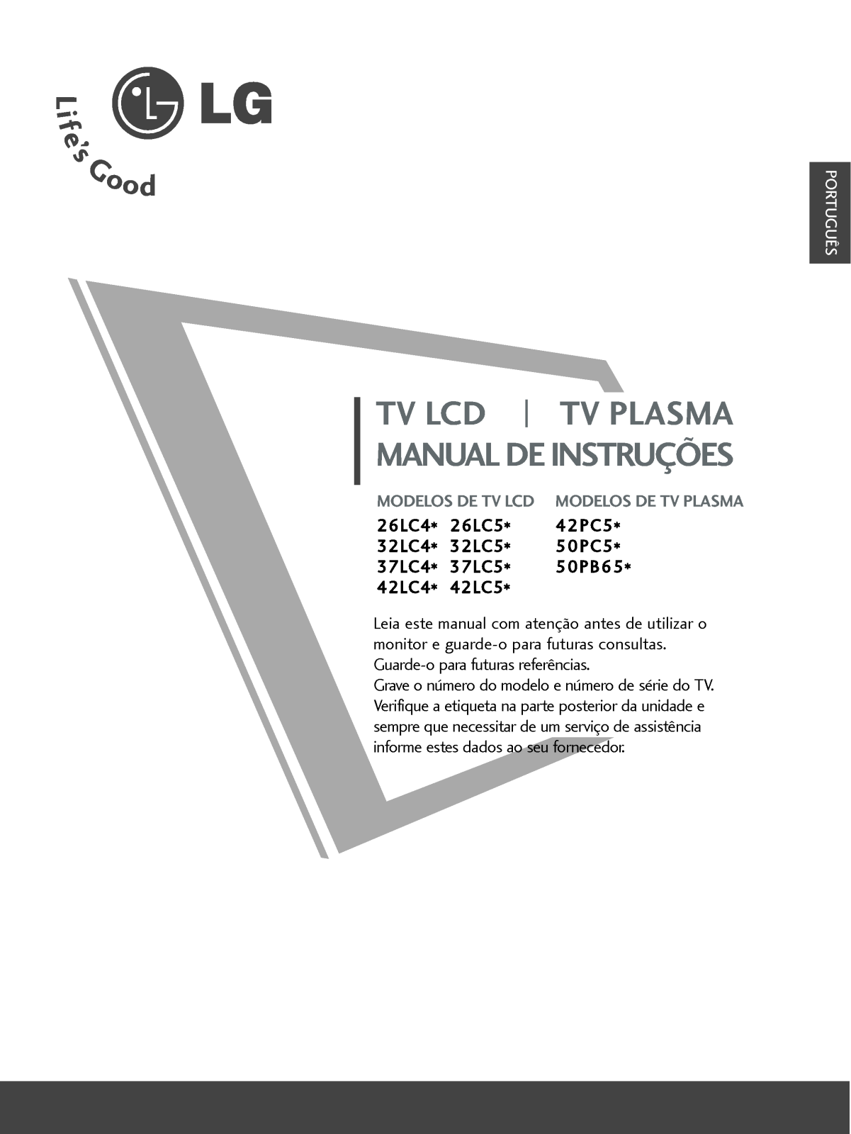 Lg 42PC55, 42PC56 User Manual