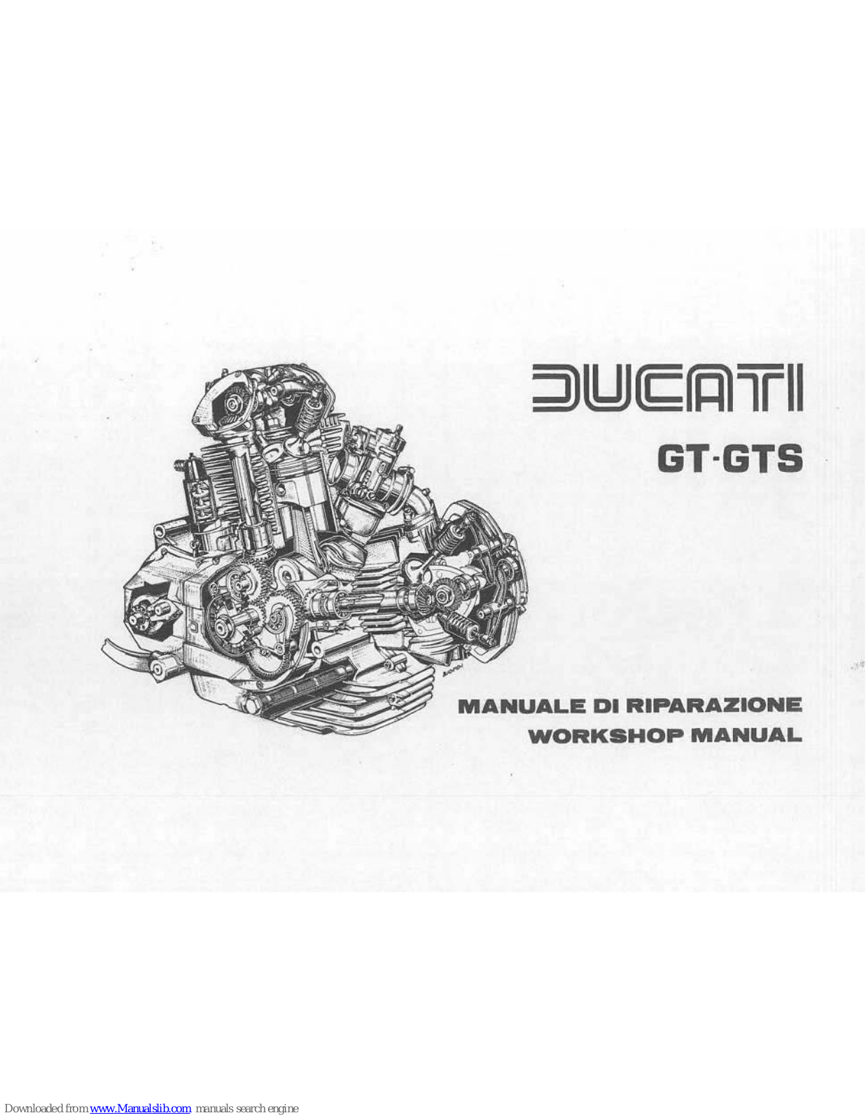 Ducati 860 GT, 860 GTS Workshop Manual