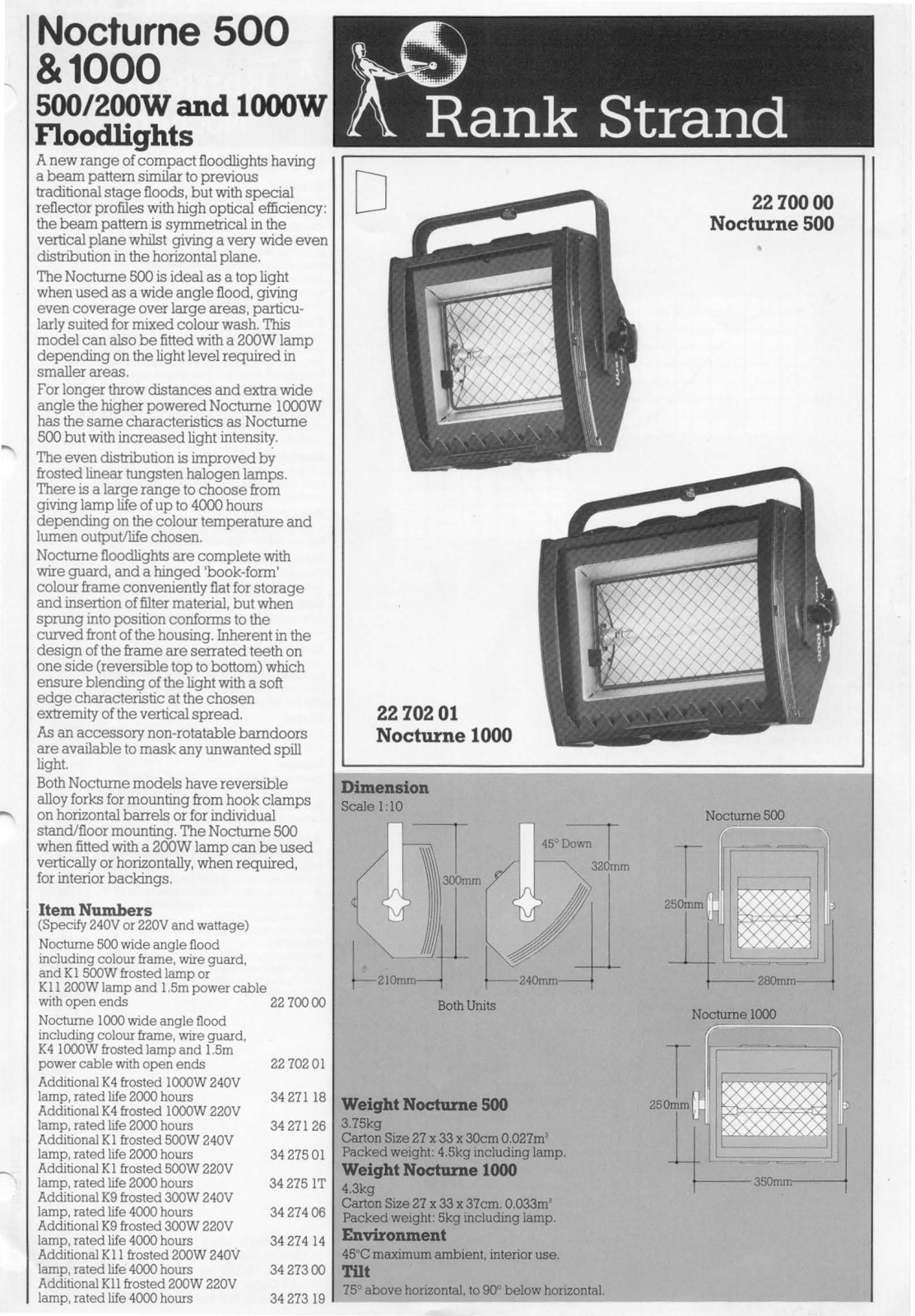 Strand Nocturne Datasheet - ManualMachine.com