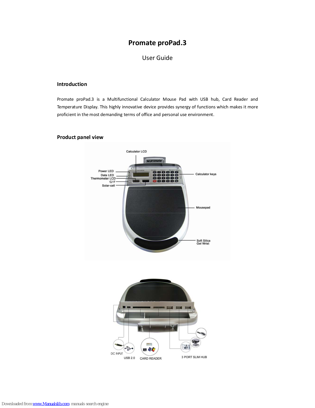 Promate proPad.3 User Manual - ManualMachine.com