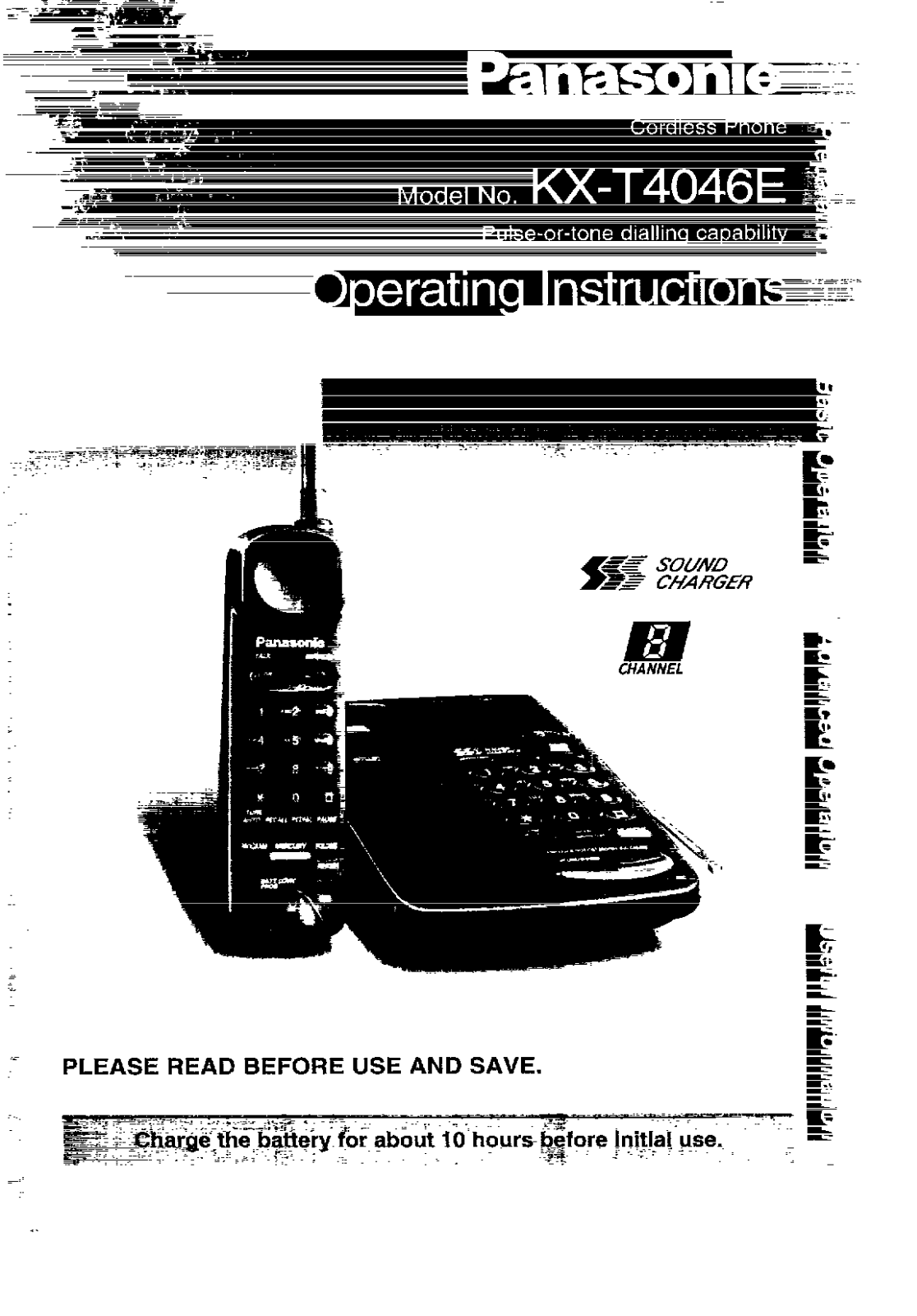 Panasonic KX-T4046E User Manual