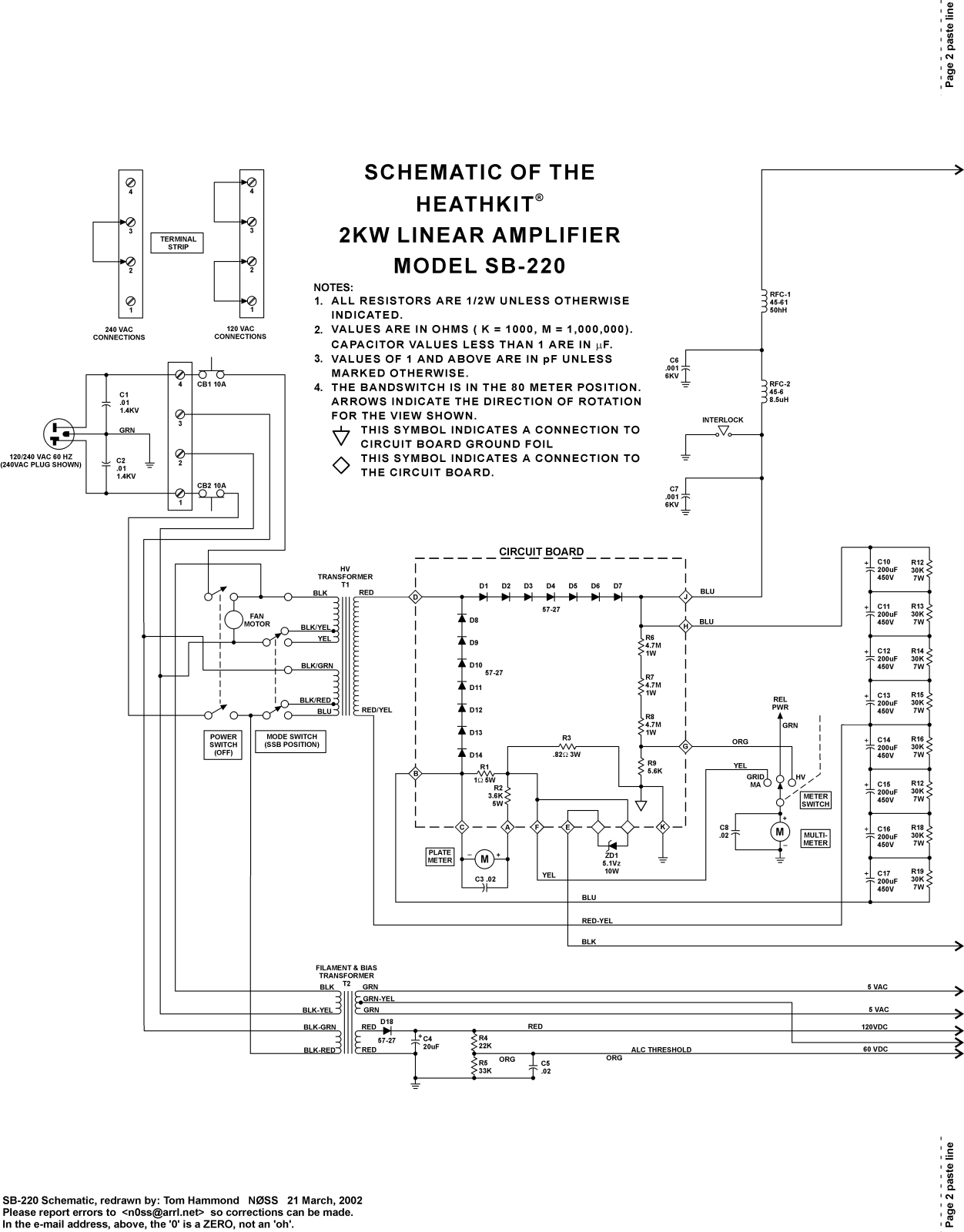 Heathkit SB-220 sch User Guide