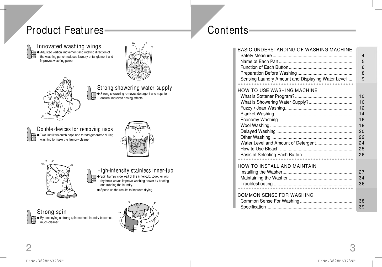 LG WF-2007T User Manual