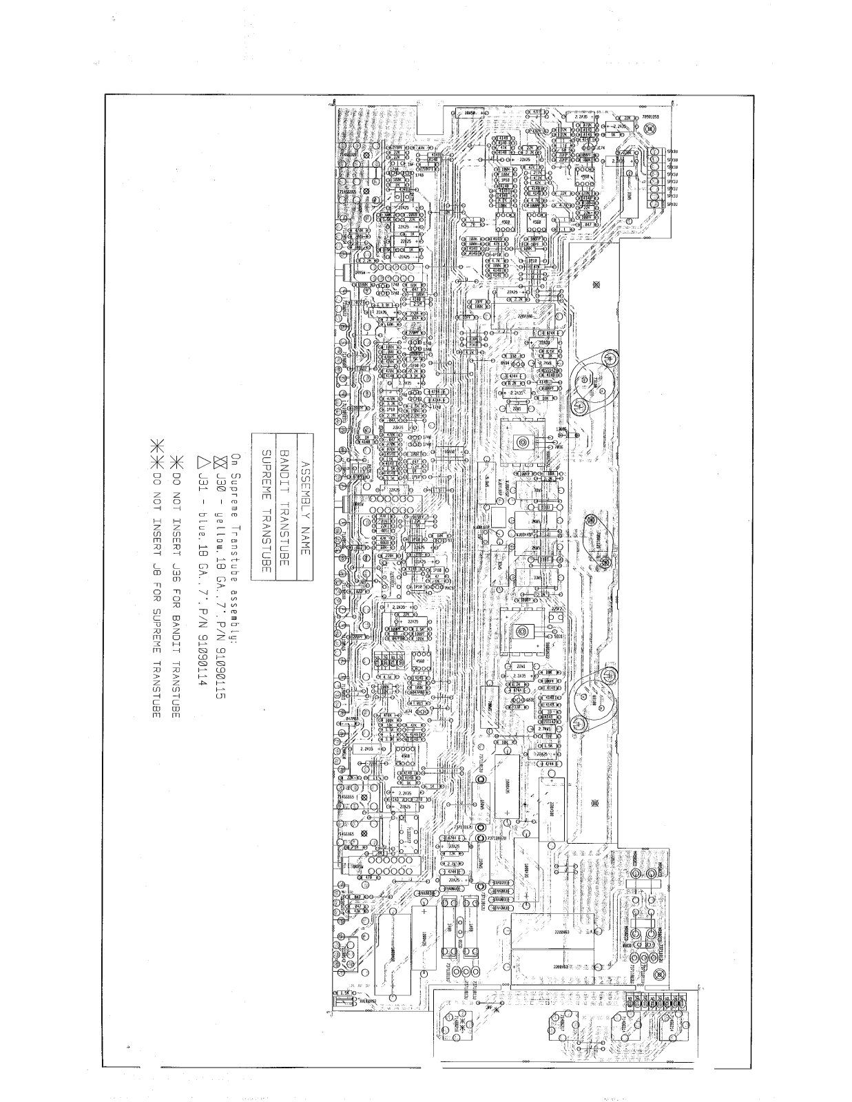 Peavey Bandit Supreme Transtube 2007 Schematic