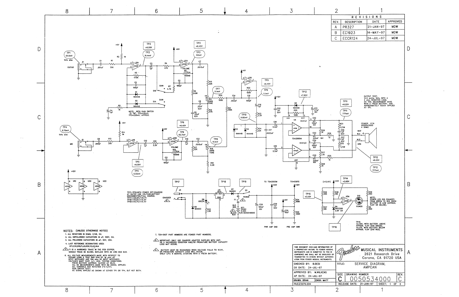 Fender Amp-Can Schematic