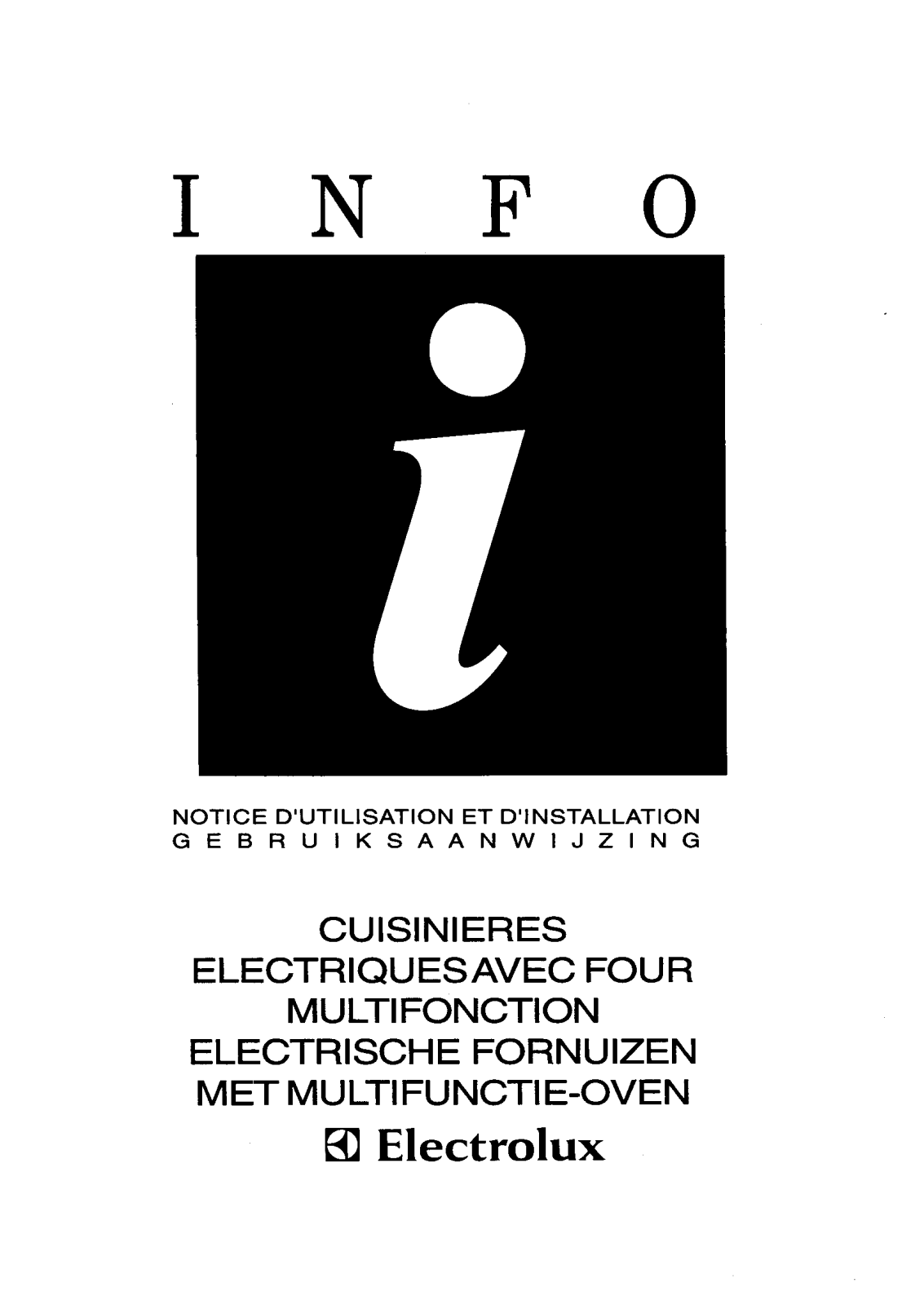 electrolux EK6484/2, EK6488/3, EK6465/4, EK6462/2, EK6468B1 User Manual