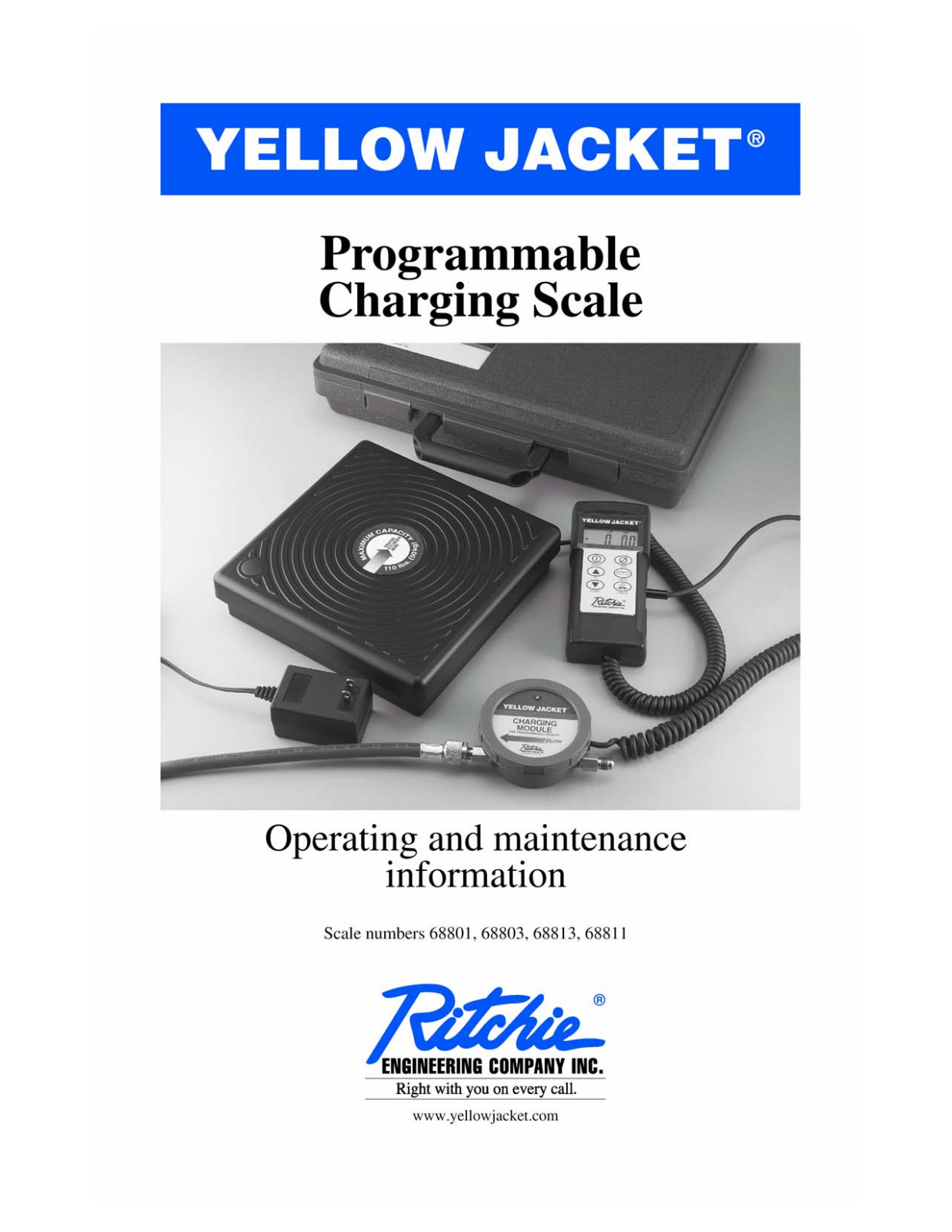 Yellow Jacket 68801, 68803, 68813, 68811 Operating Manual