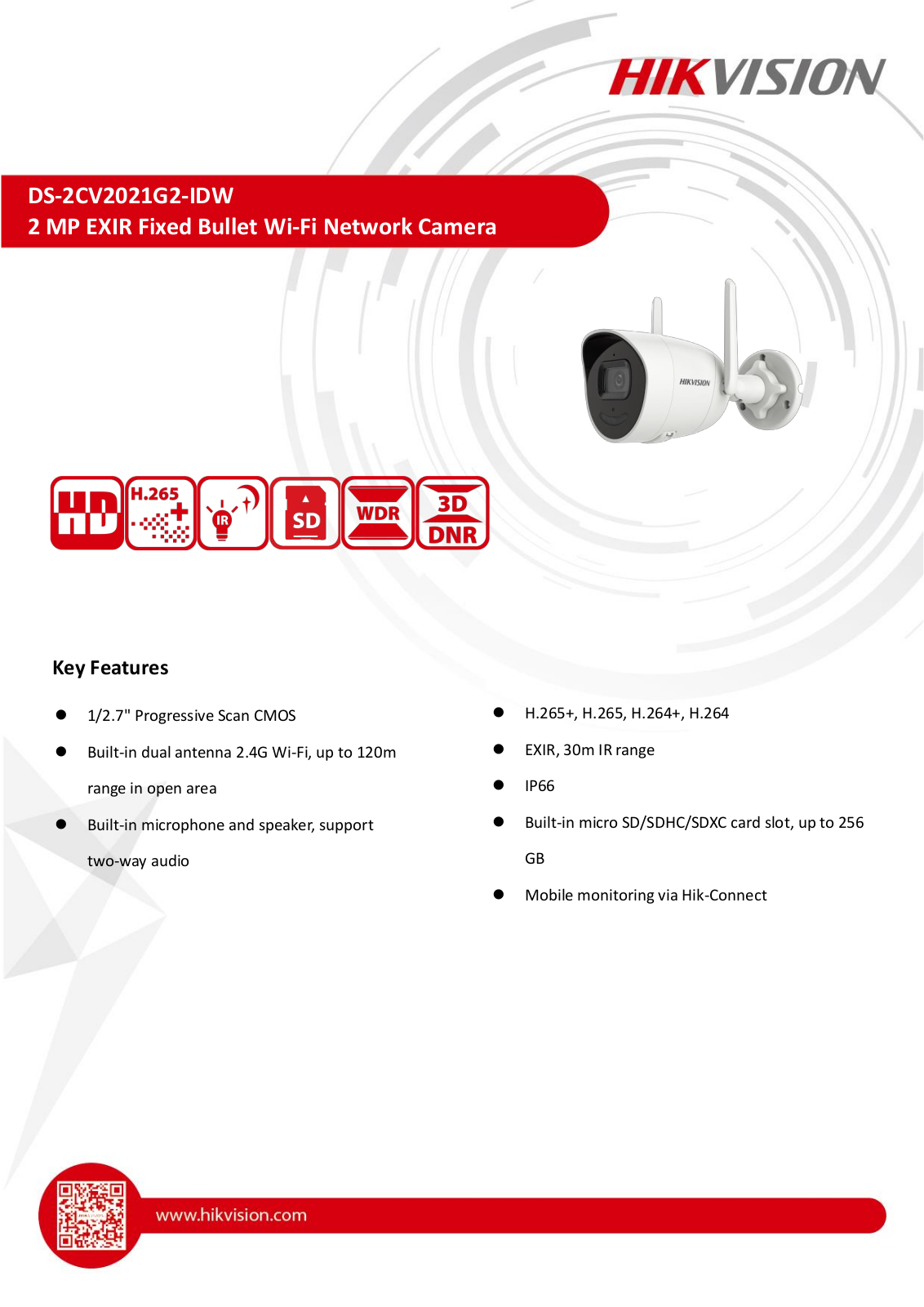 Hikvision DS-2CV2021G2-IDW User Manual