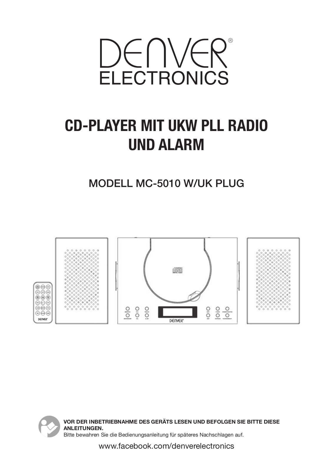 Denver MC-5010 W/UK PLUG User Guide