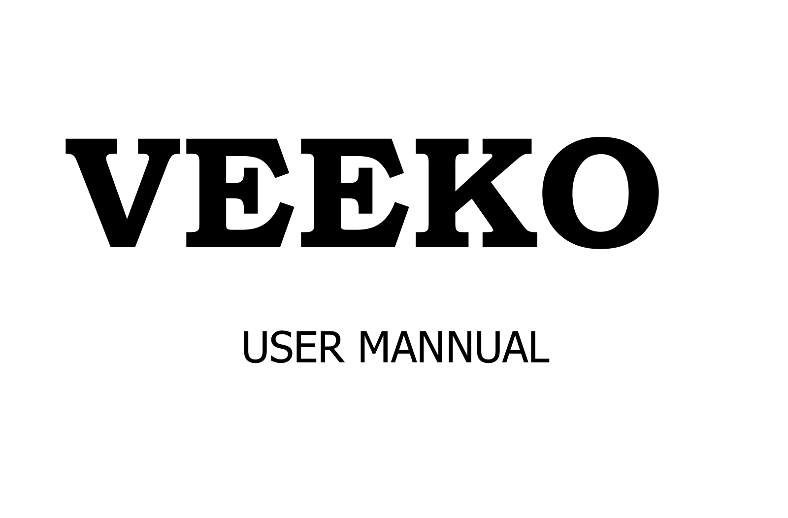 ANKANG SUPLUS ELECTRONIC TECHNOLOGY CO VEEKO user manual - ManualMachine.com