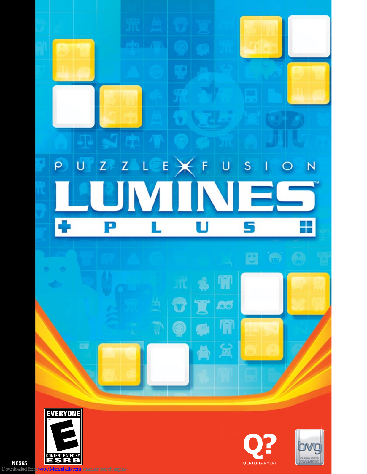 Disney Puzzle Fusion: Lumines Plus for PlayStation 2, Puzzle Fusion: Lumines Plus User Manual