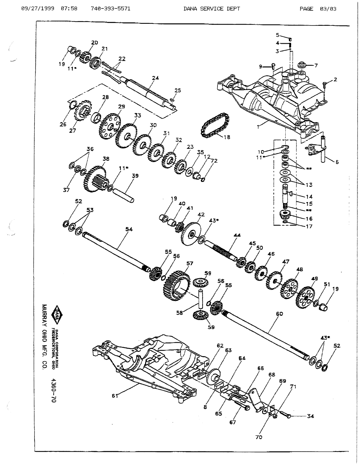 Dana 4360-70 User Manual