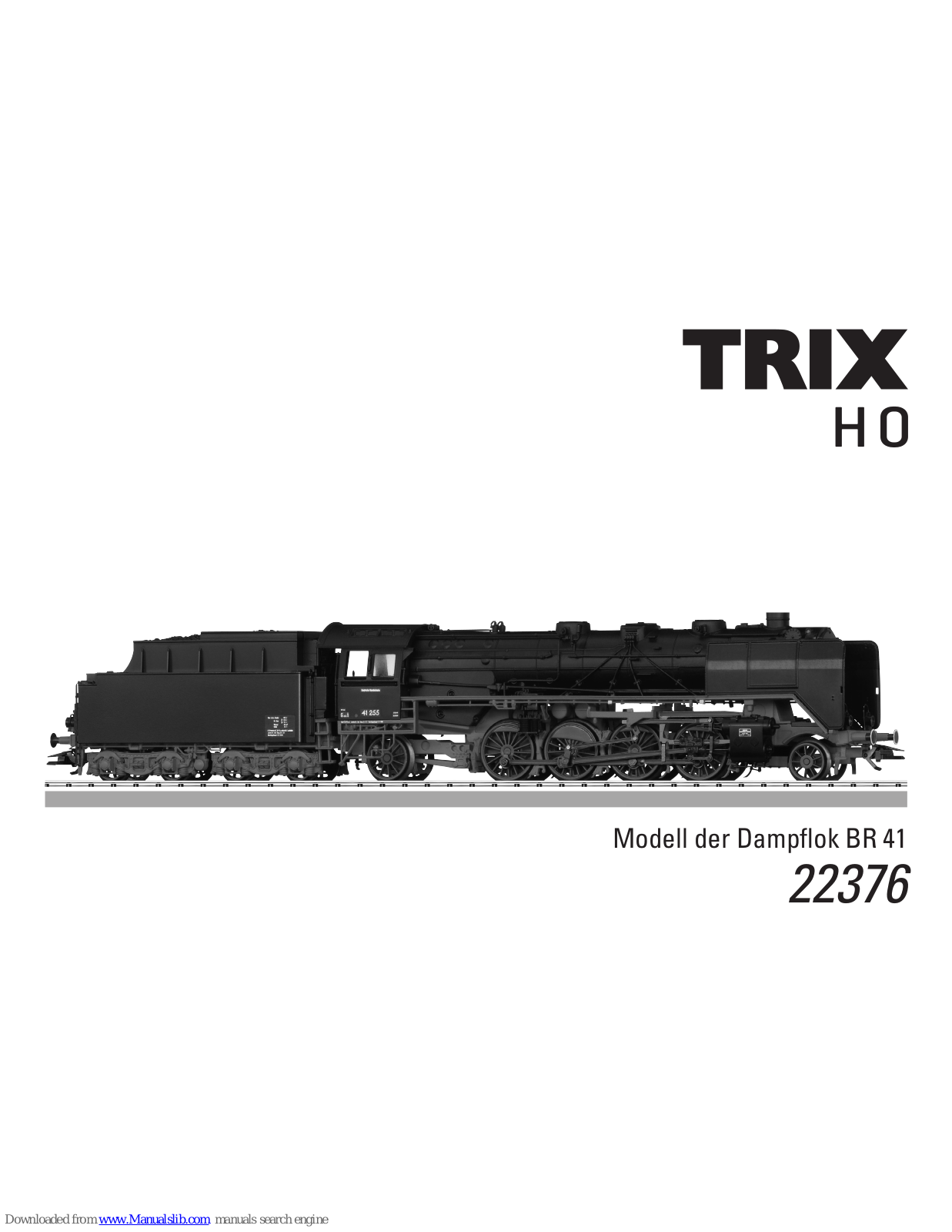 Trix BR 41, 22376 User Manual