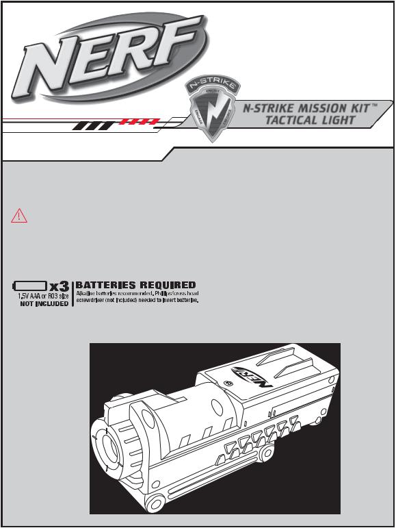 HASBRO Nerf N-Strike Mission Kit Tactical Light User Manual