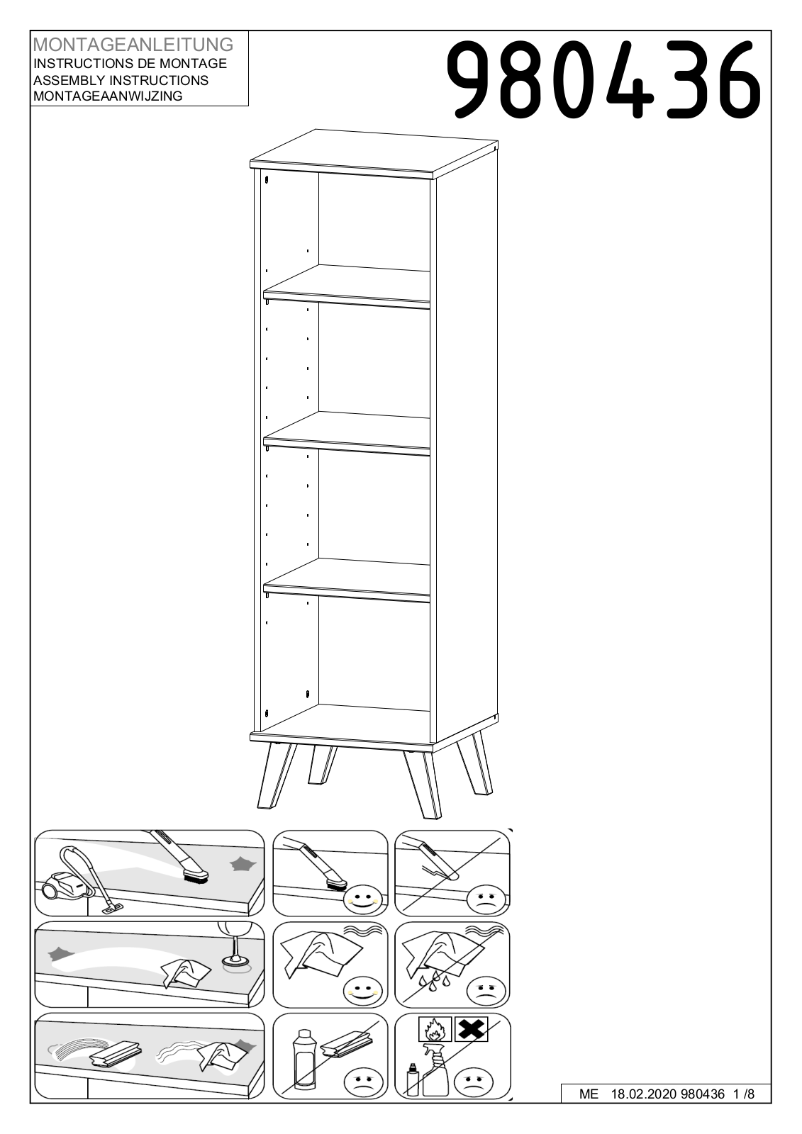 Wimex 980436 Assembly instructions