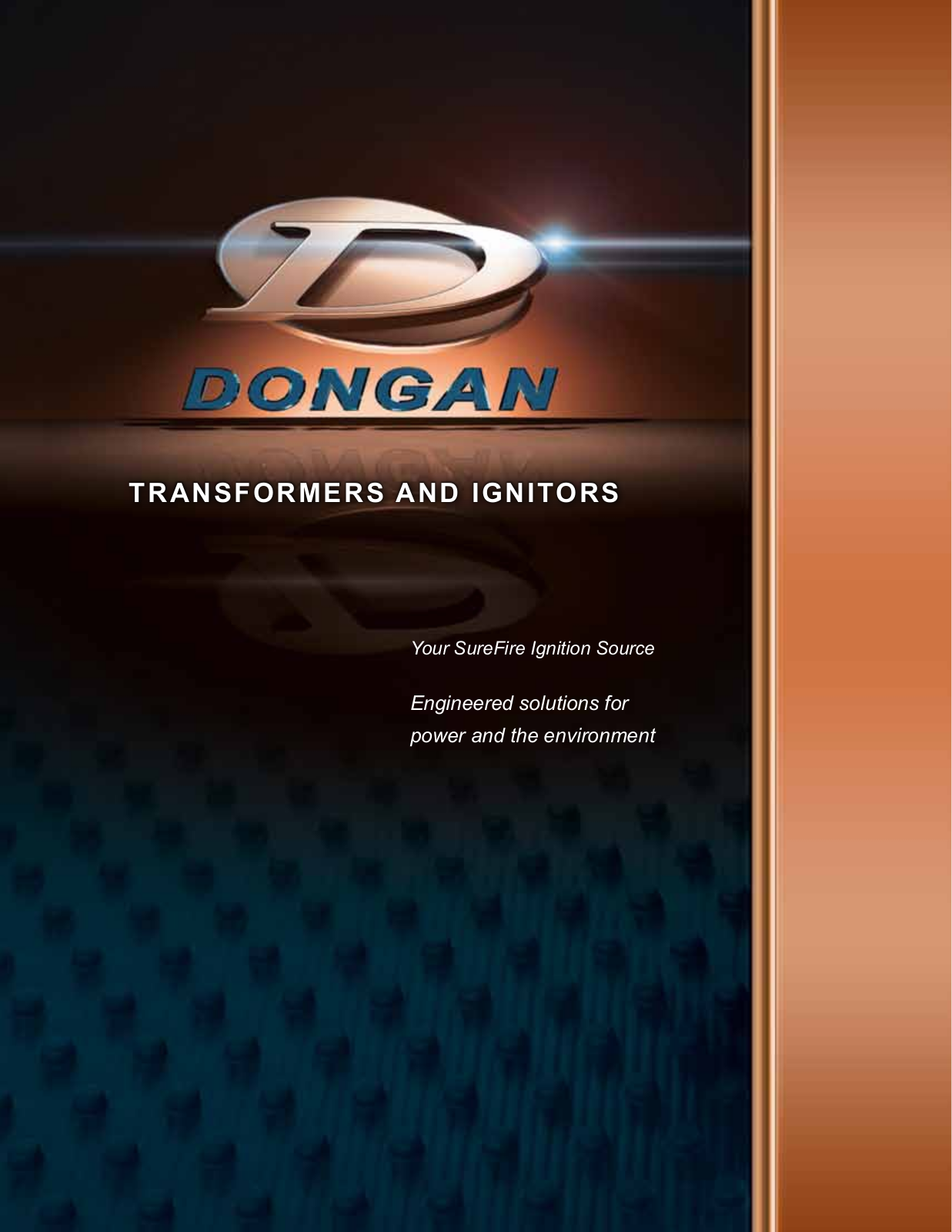 Dongan Electric Manufacturing Transformers, Ignitors Catalog