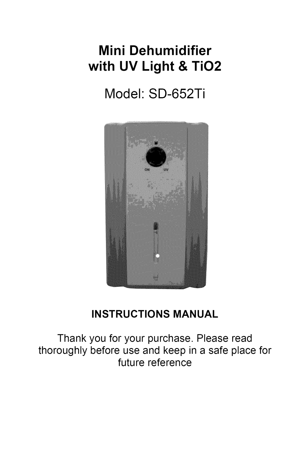 Spt SD-652TI User Manual - ManualMachine.com