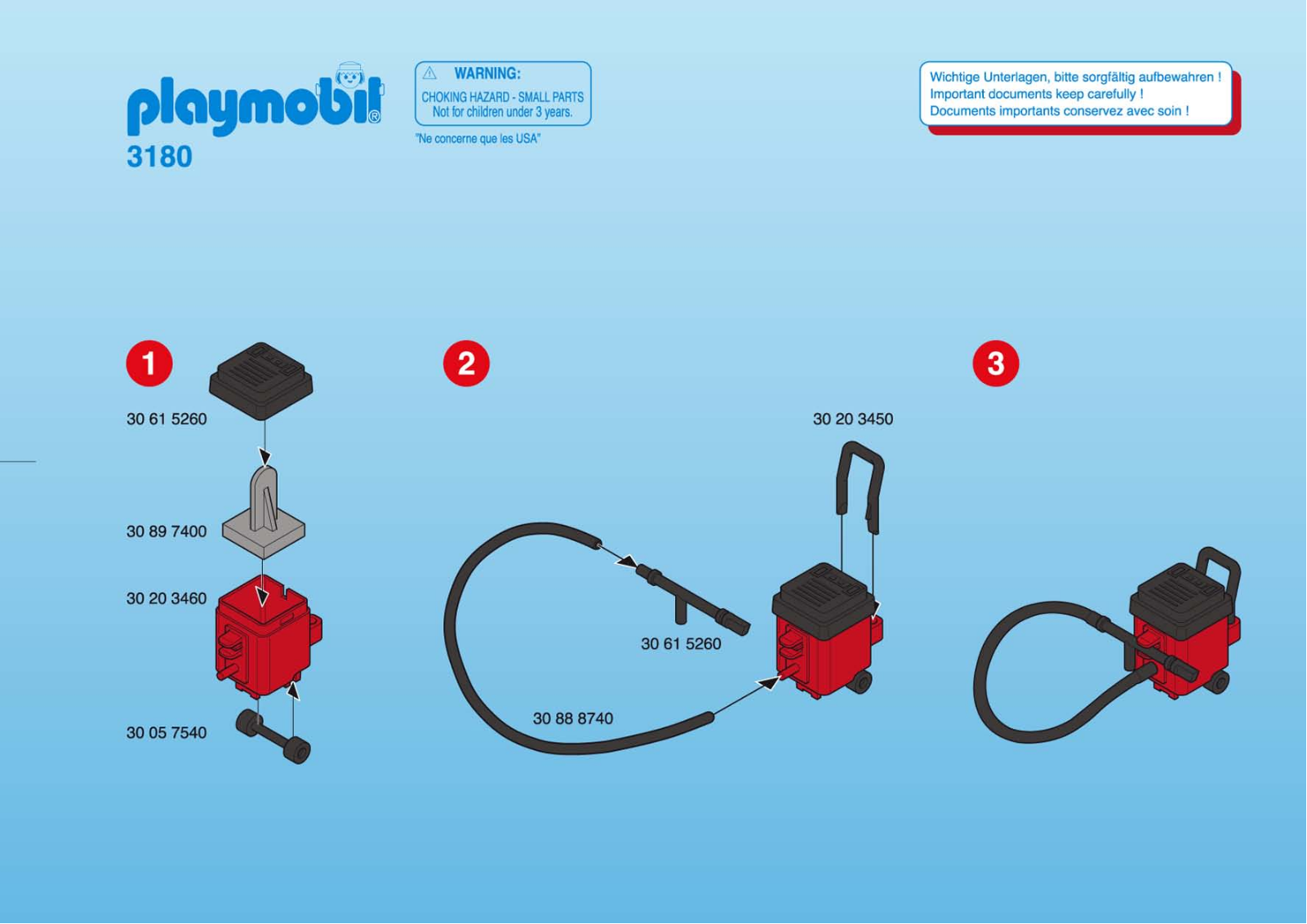 Playmobil 3180 Instructions