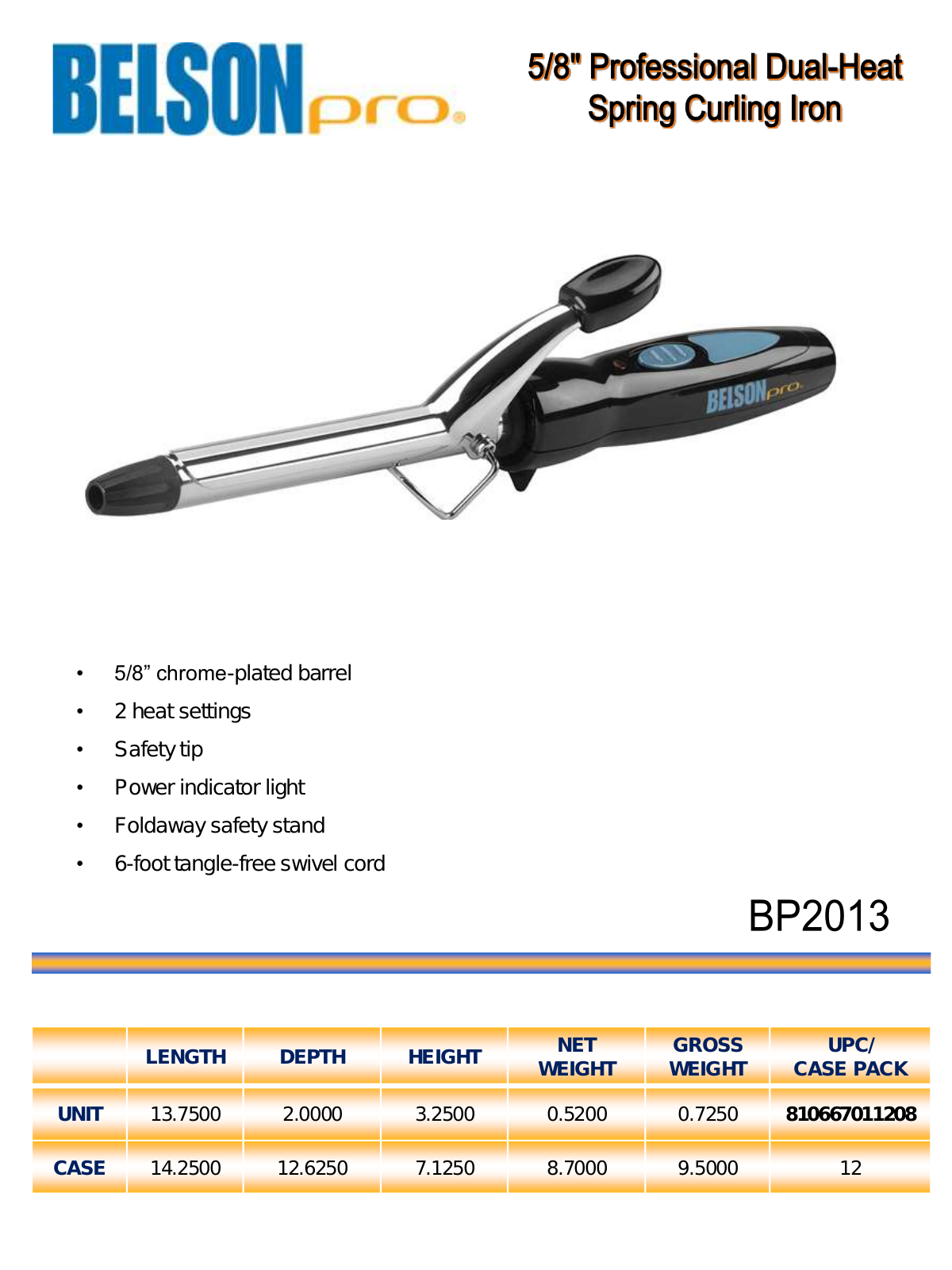 Belson BP2013 DATASHEET